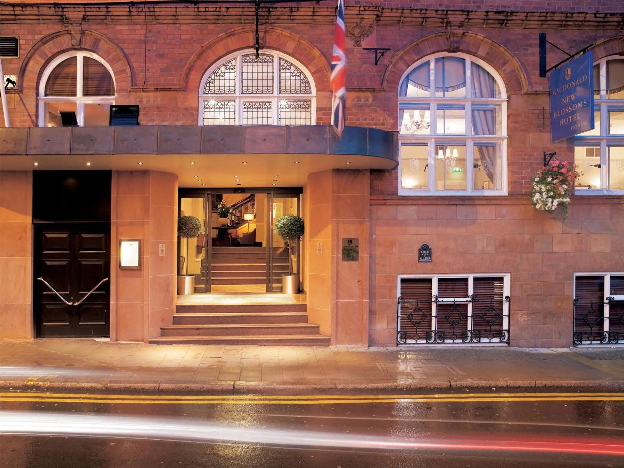 Property building in Macdonald New Blossoms Hotel Chester
