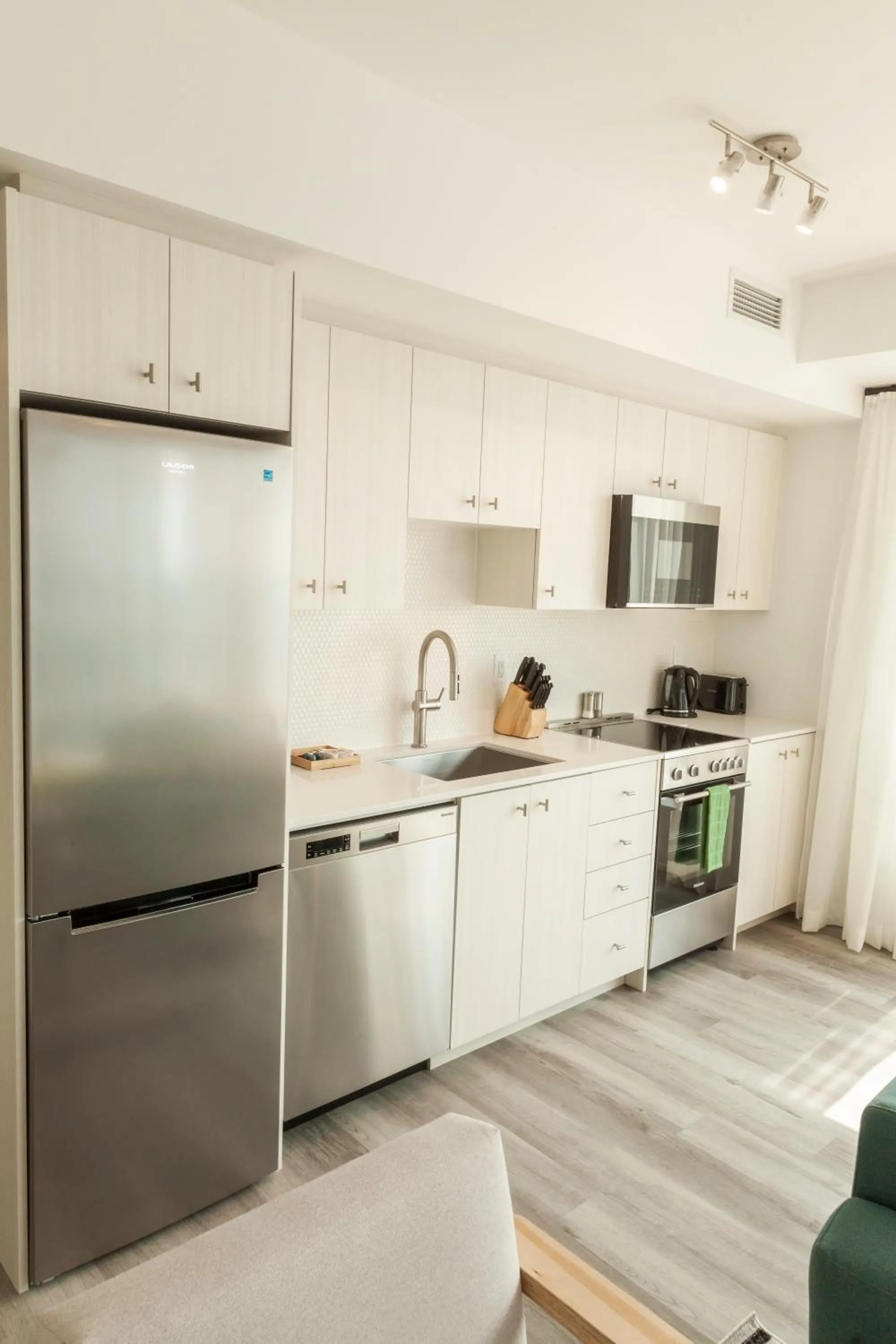 Kitchen or kitchenette in The Laundry Rooms Station Park Kitchener