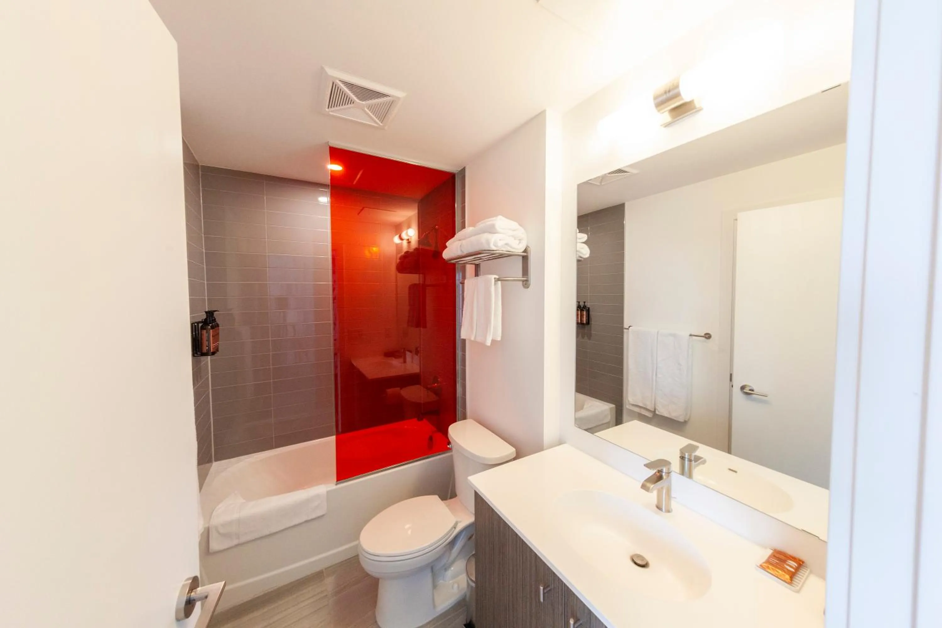 Shower in The Laundry Rooms Station Park Kitchener