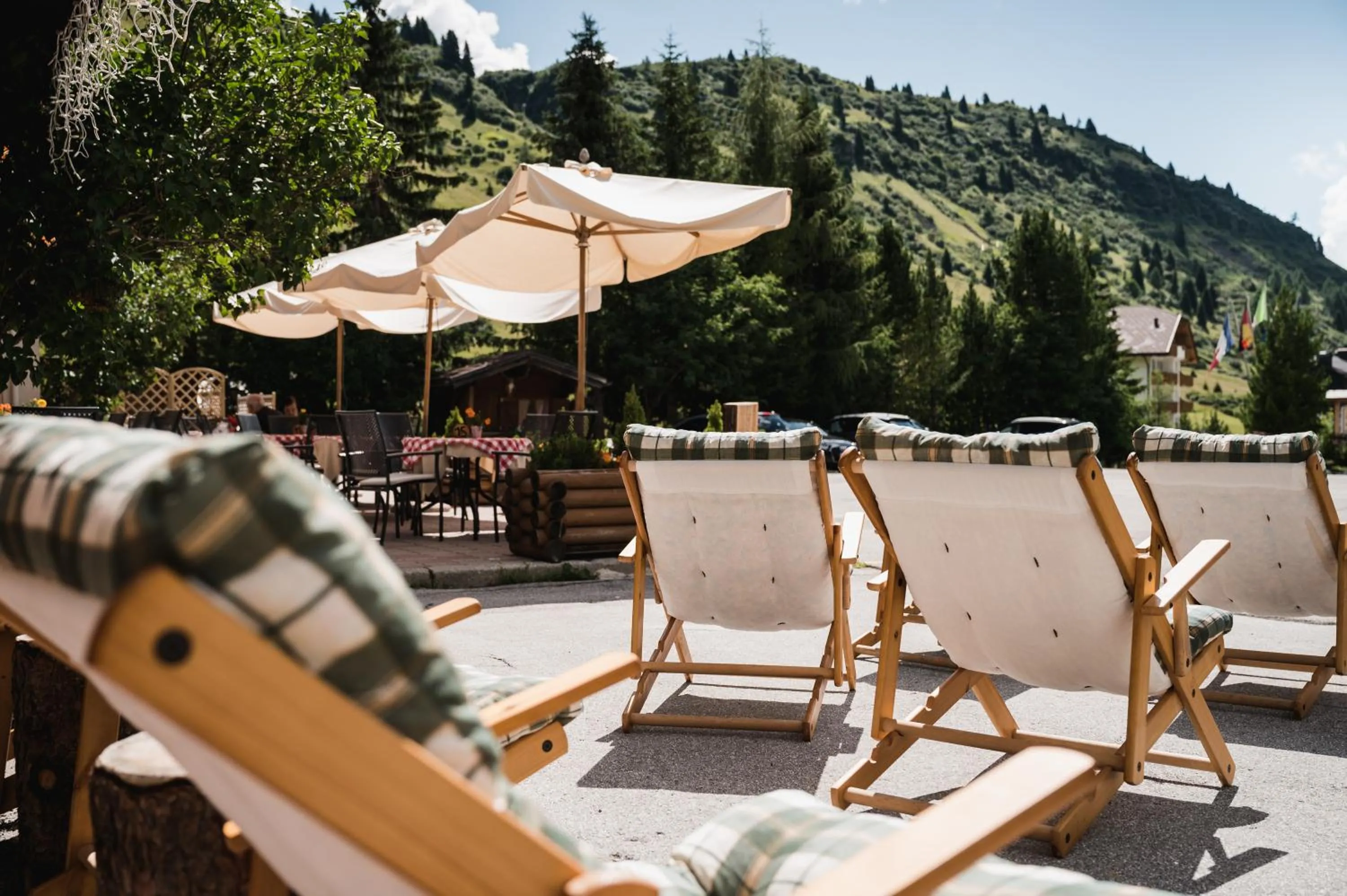Balcony/Terrace in Hotel Monte Cherz