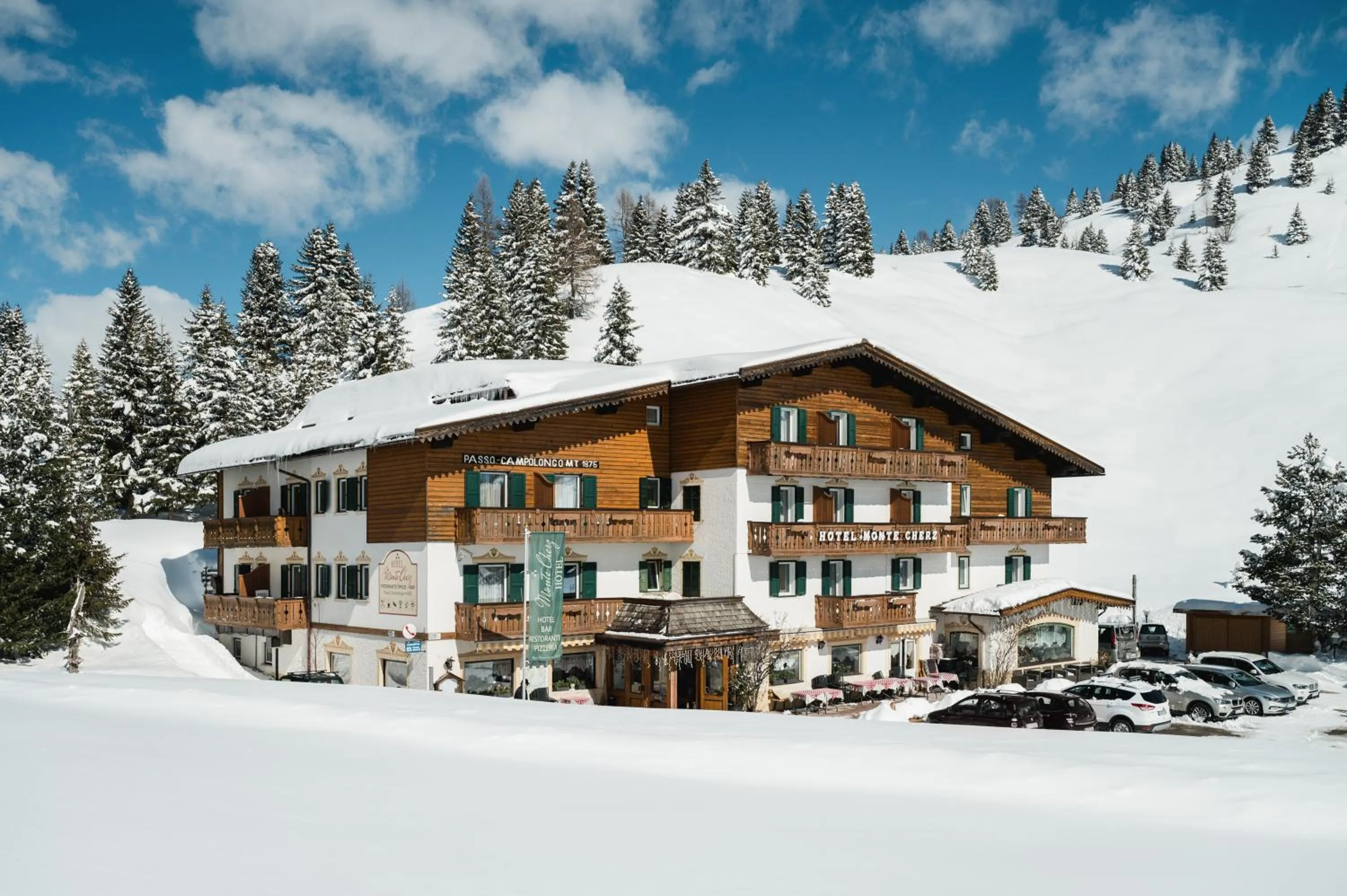 Property building in Hotel Monte Cherz