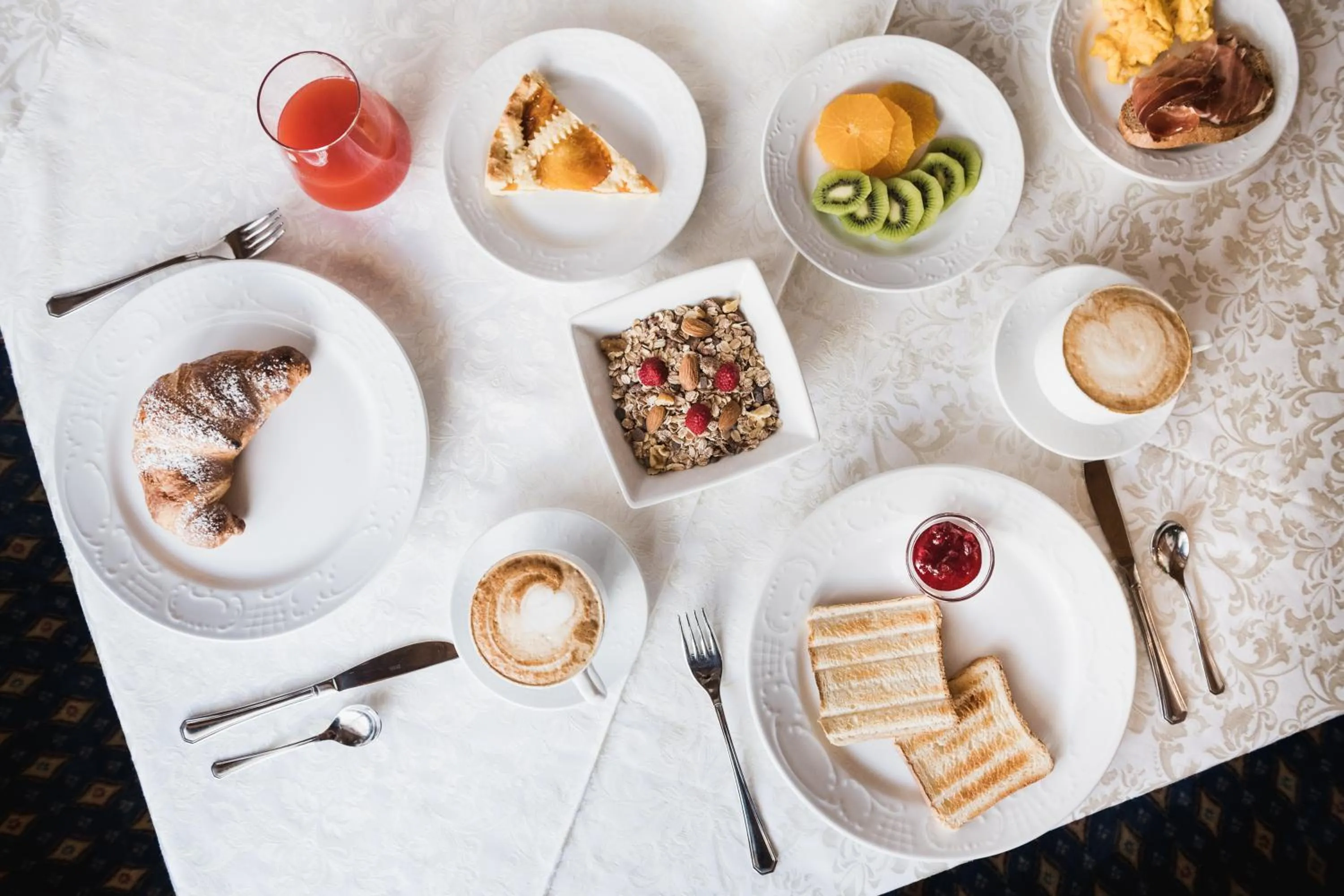 Food close-up in Hotel Monte Cherz