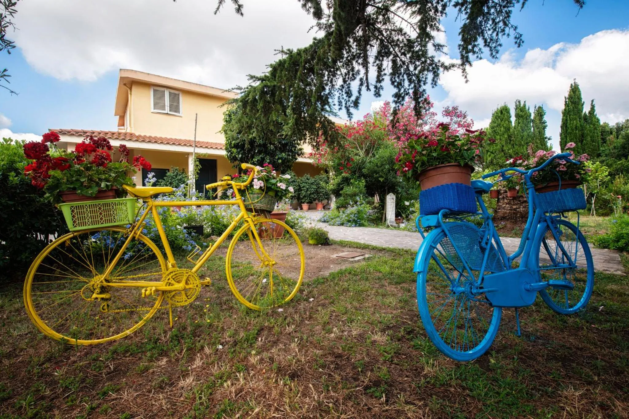 Garden view in B&B Da Marcella