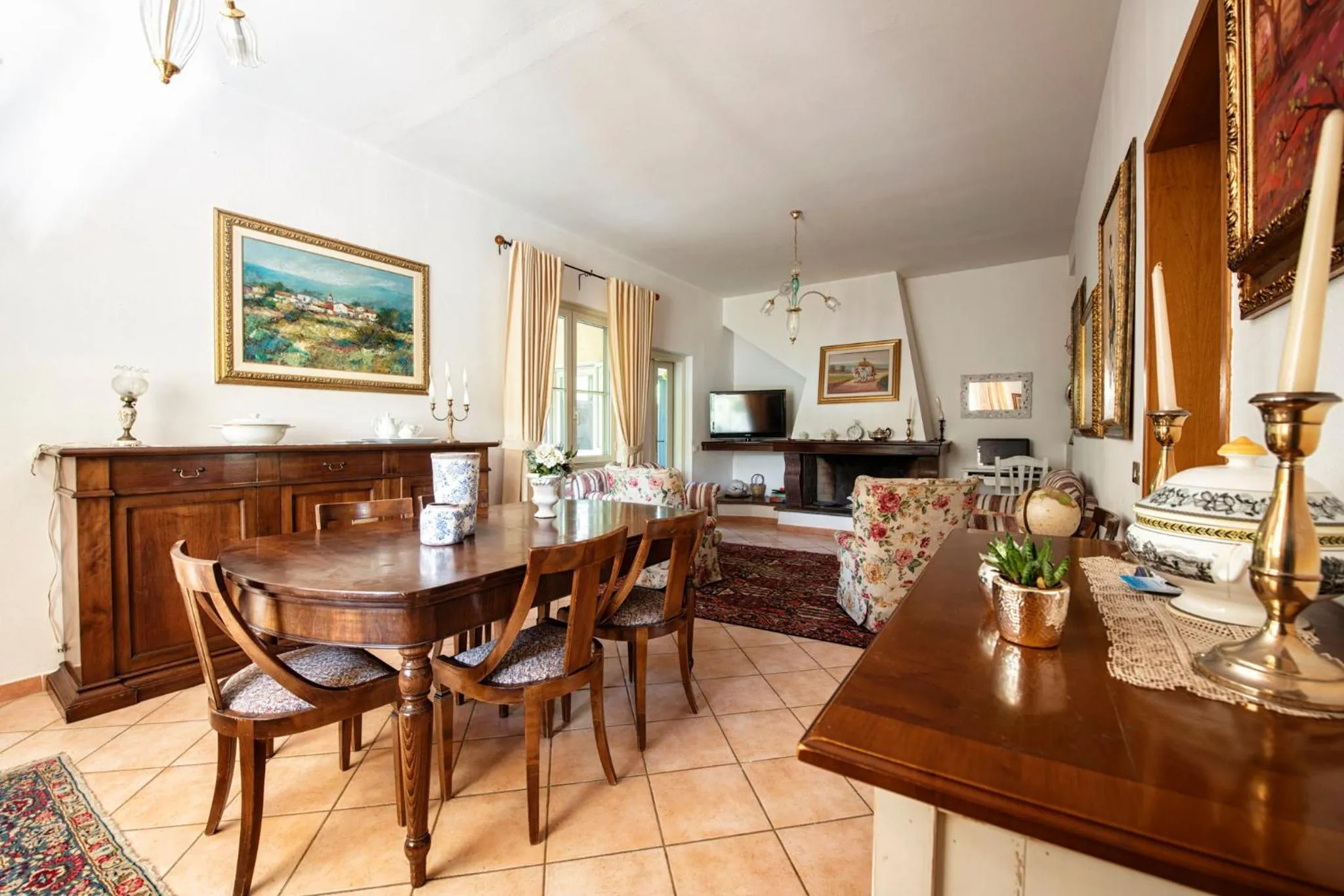 Living room in B&B Da Marcella