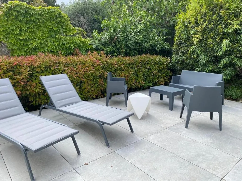 Balcony/Terrace in Vue sur Cité - SPA