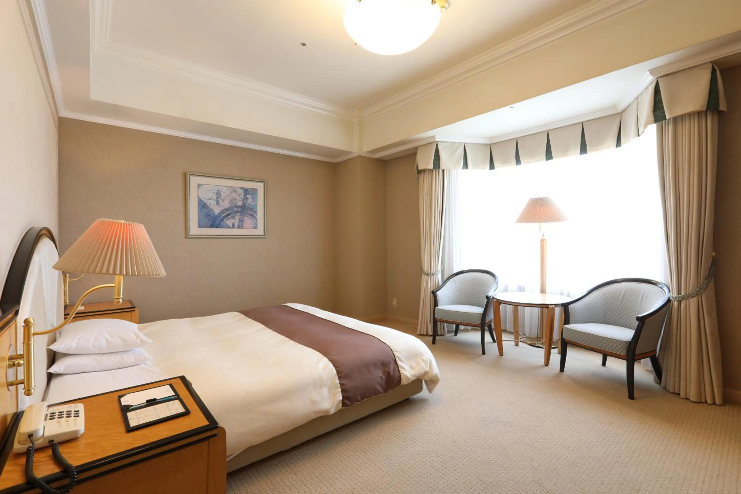 Photo of the whole room, Bed in Imabari Kokusai Hotel