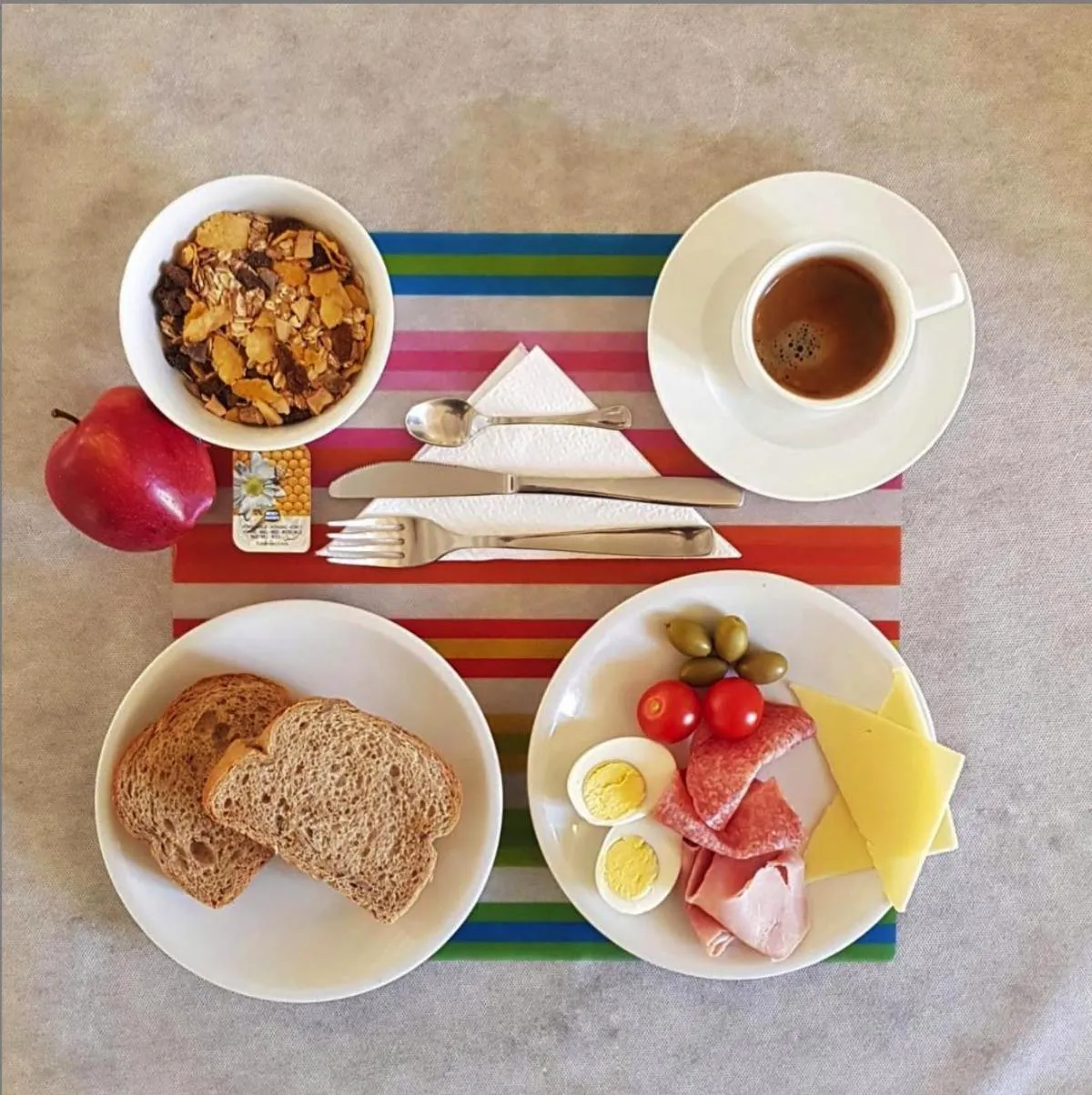 Breakfast in La Residenza del Reginale