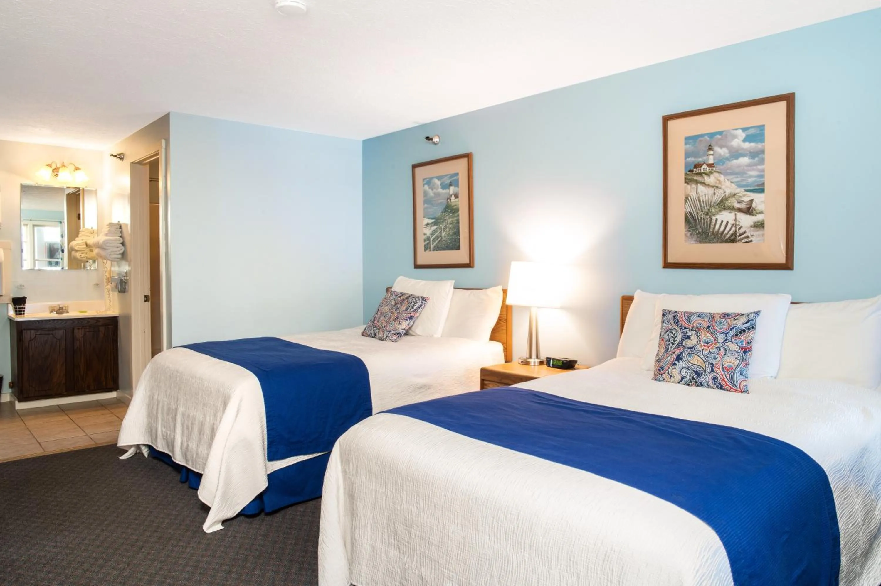 Bed in Stage Run by the Sea