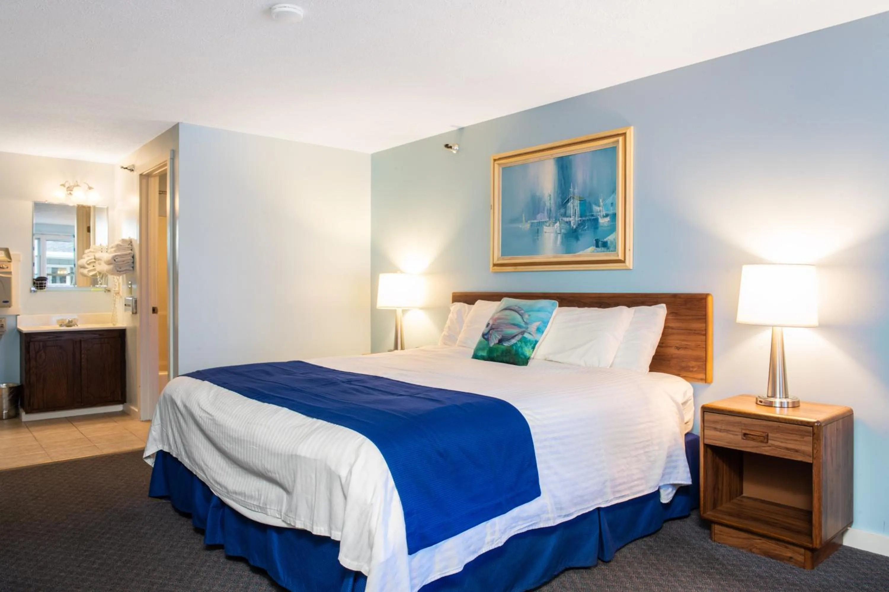 Bed in Stage Run by the Sea