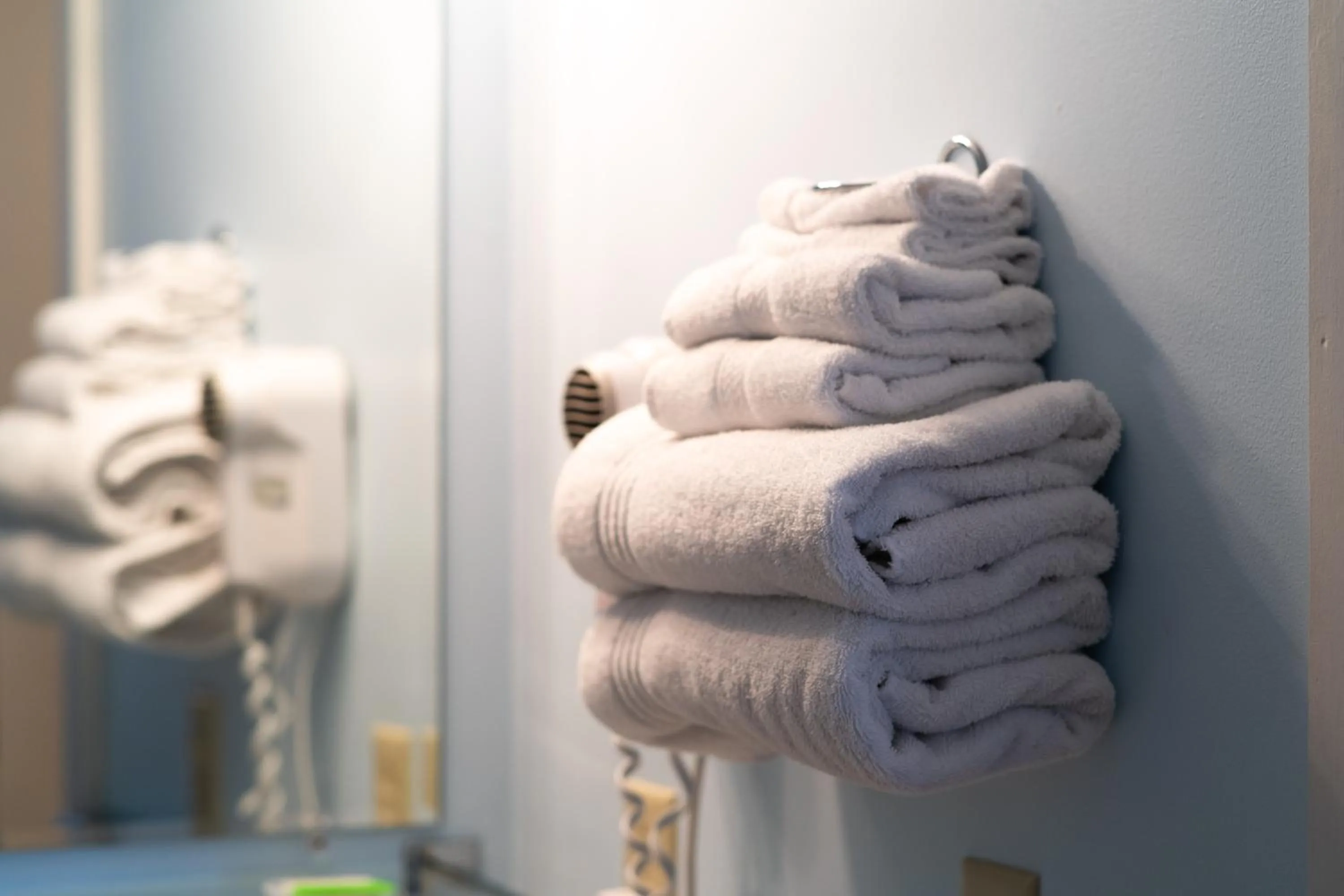 towels in Stage Run by the Sea