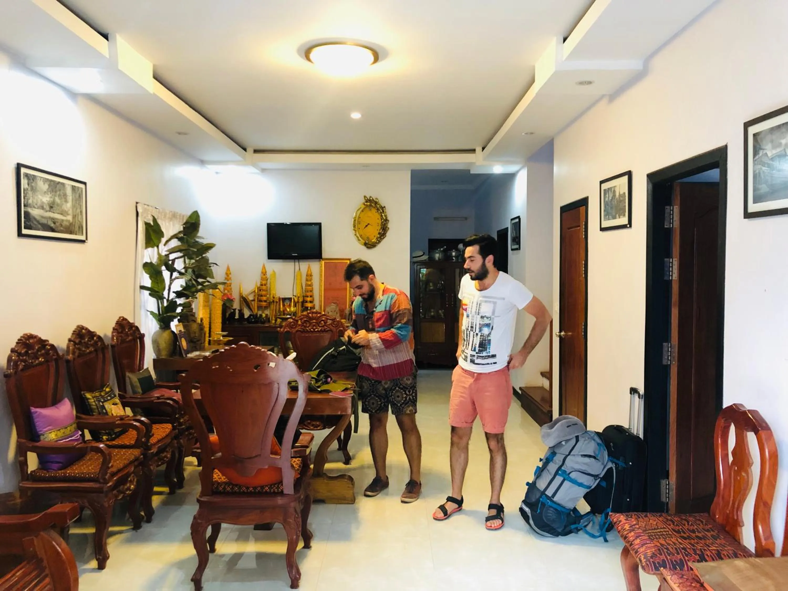 Living room in Sophat Villa