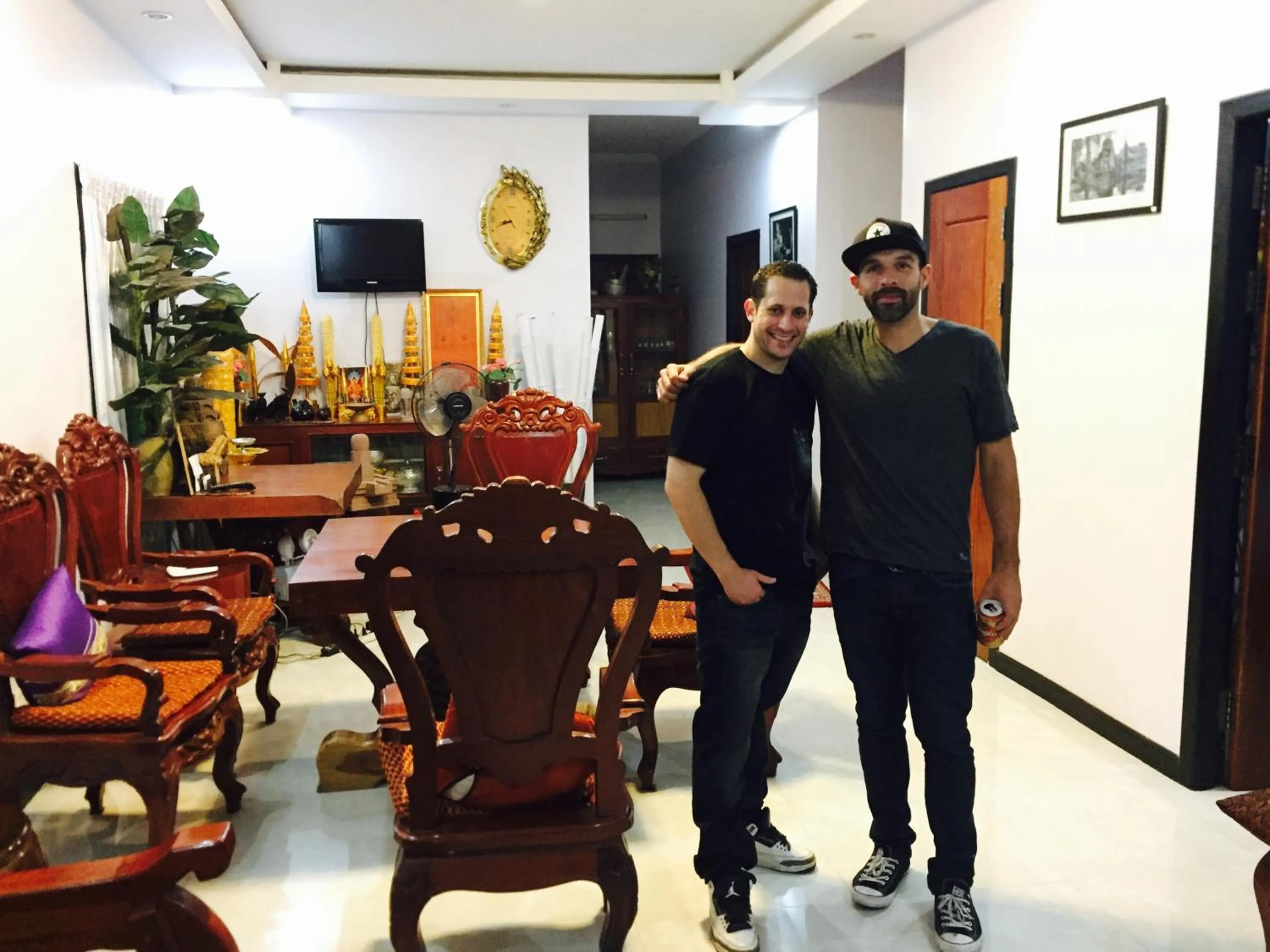 Living room in Sophat Villa