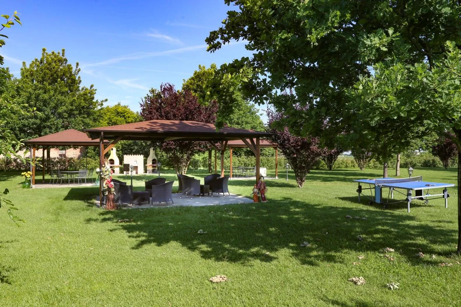 Garden view in Agriturismo Il Brugnolo