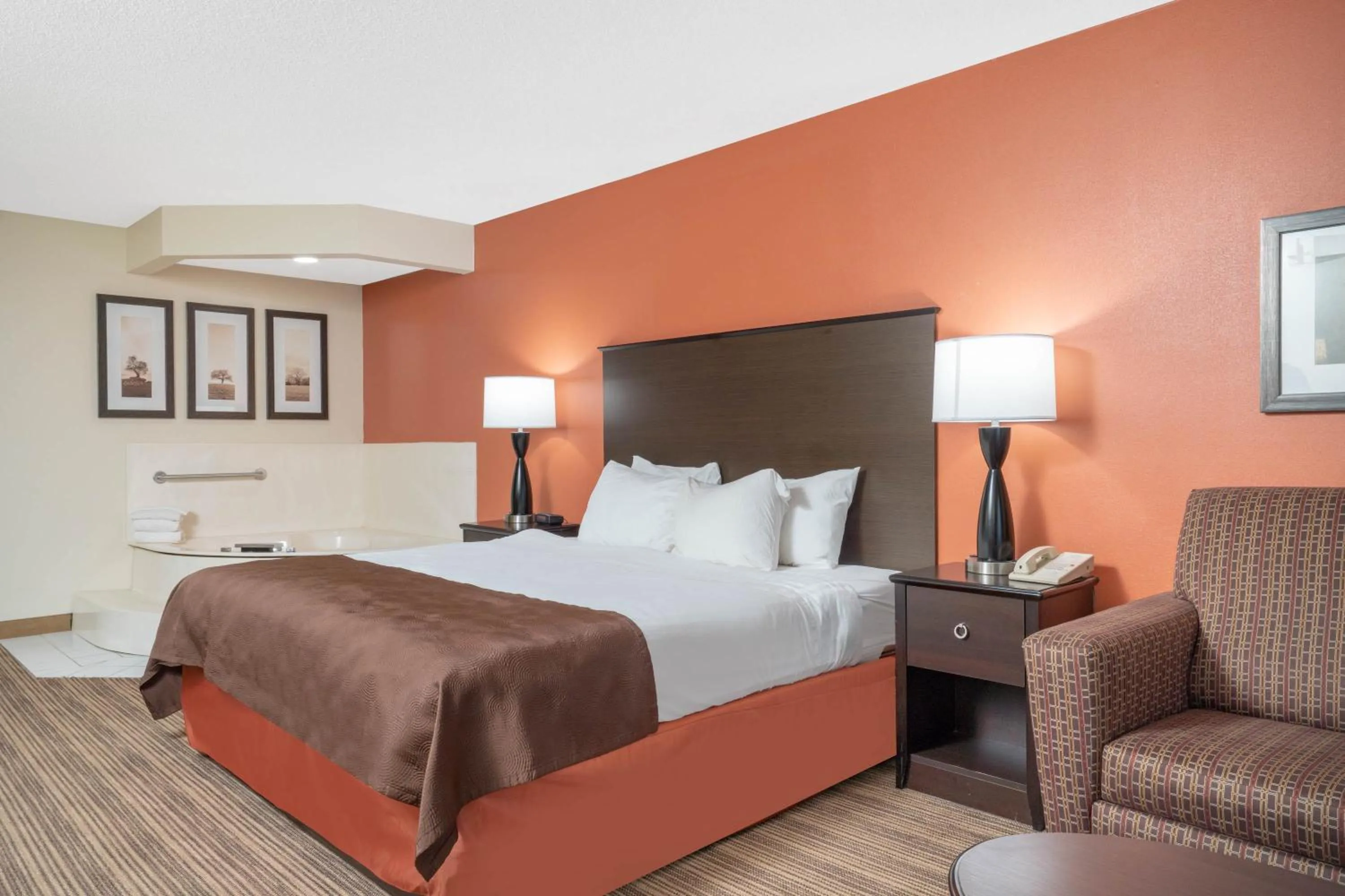 Bedroom, Bed in Aspen Hotel Rogers Formerly Americ inn