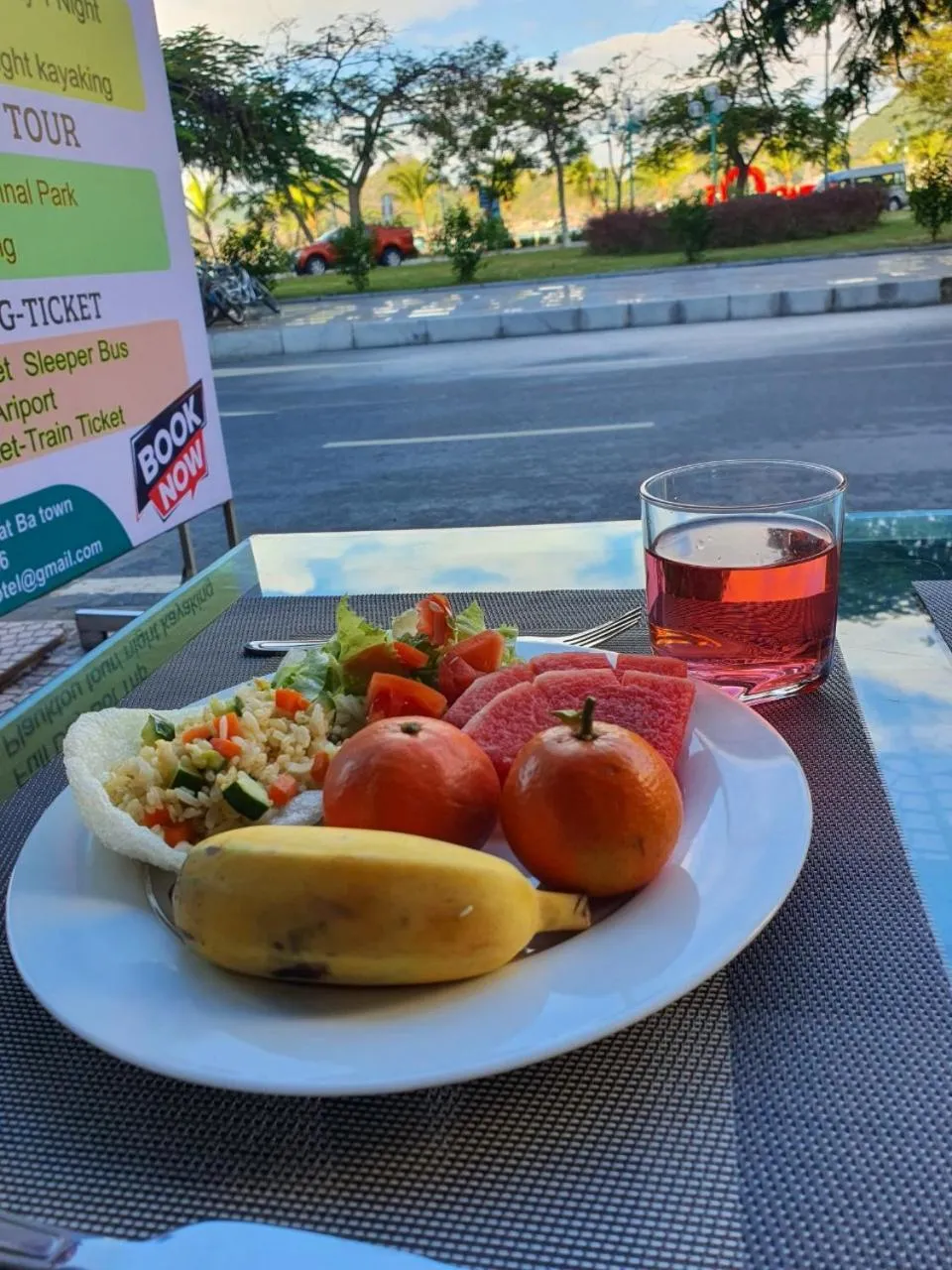 Breakfast in Lang Chai Hotel Cat Ba
