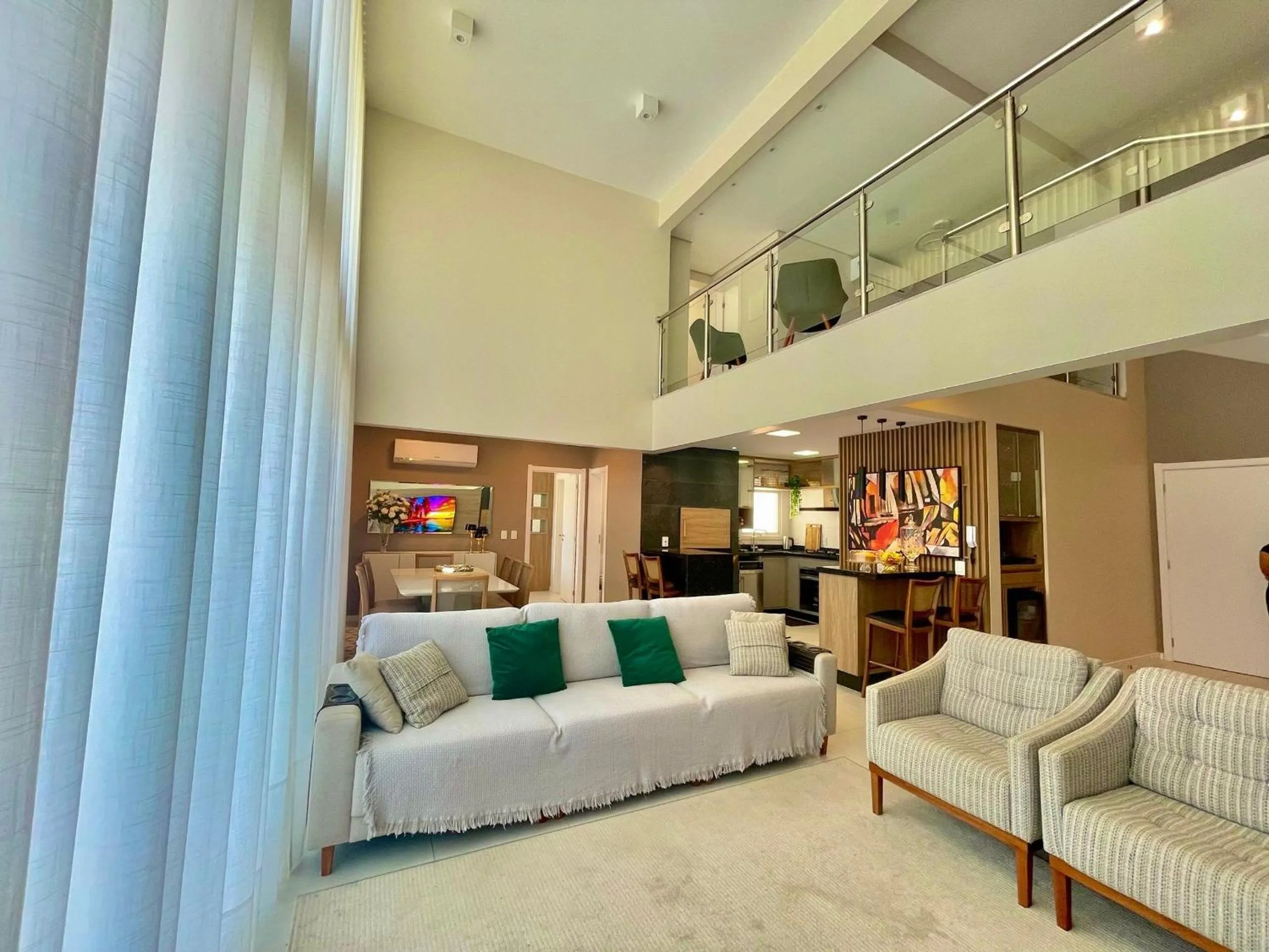 Living room in Atlântida Green Square - 408B