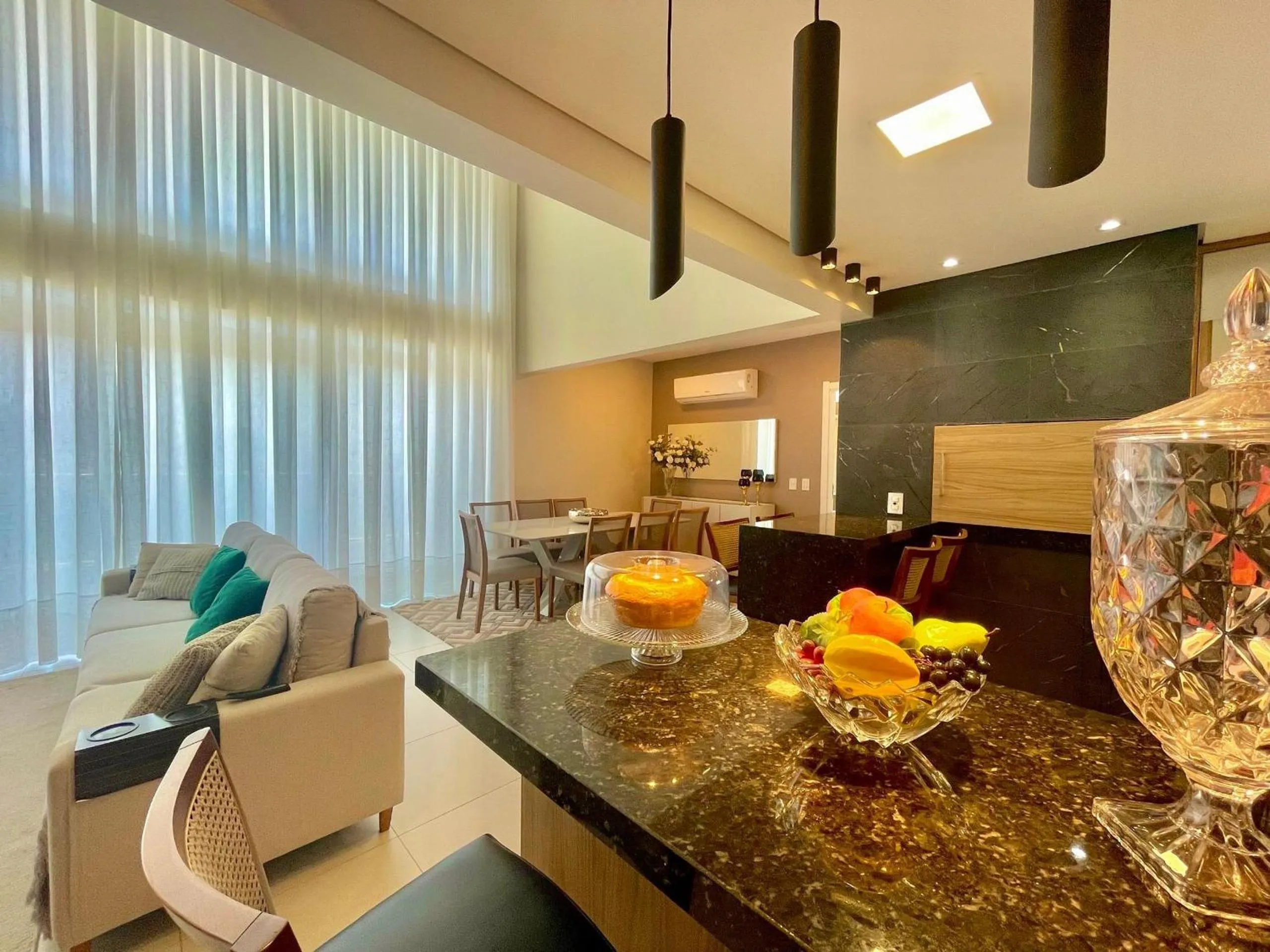 Living room in Atlântida Green Square - 408B