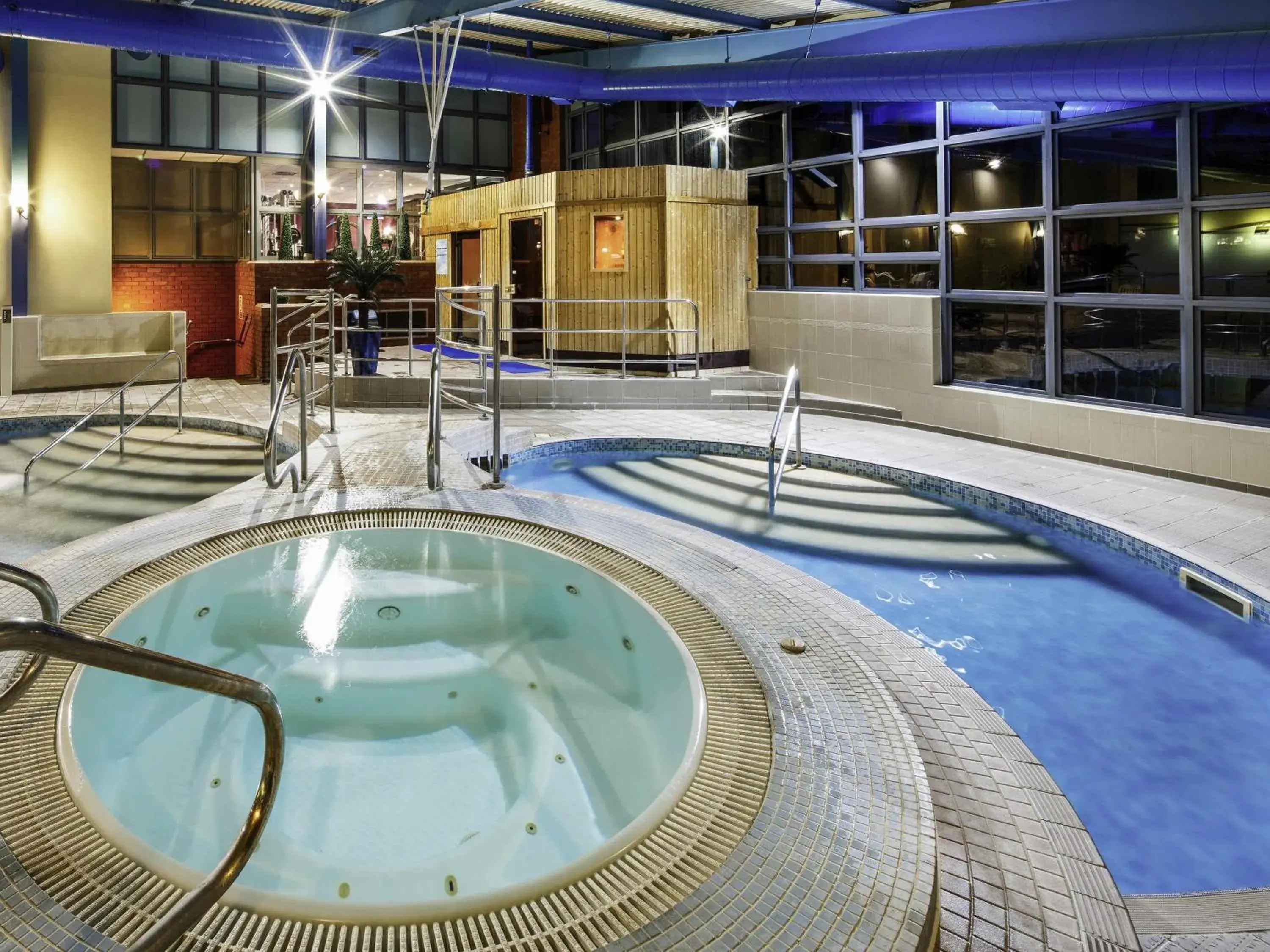 Pool view in Mercure Chester Abbots Well Hotel Pool view in Mercure Chester Abbots Well Hotel