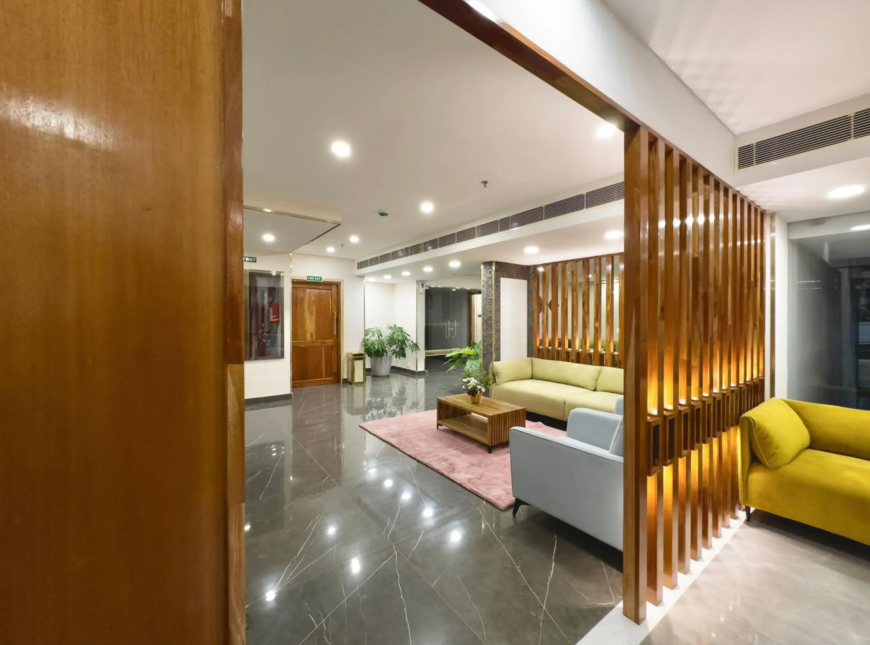 Lobby or reception in The Habitat Suites-Walkable distance to Guruvayoor temple Lobby or reception in The Habitat Suites-Walkable distance to Guruvayoor temple