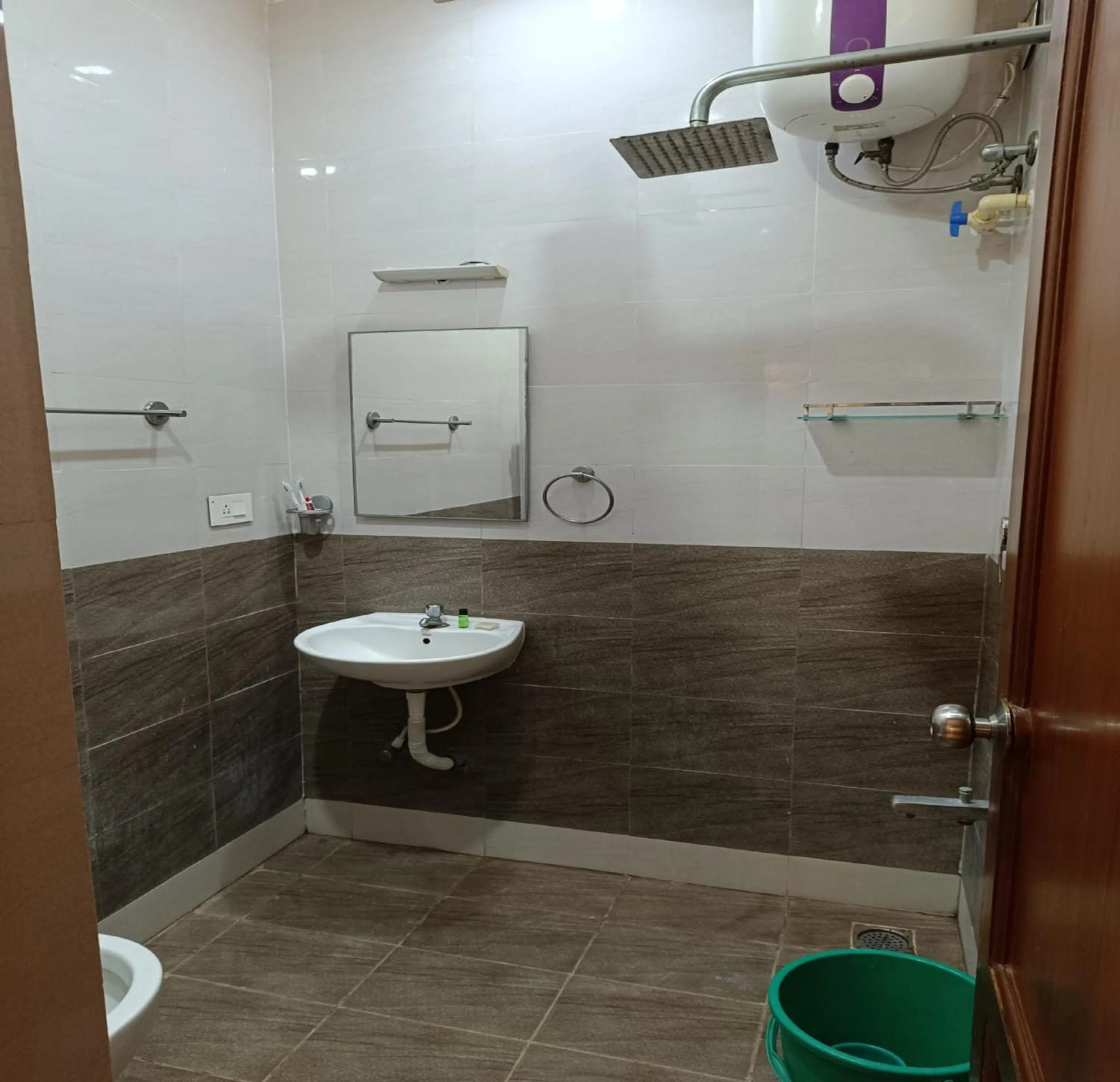 Bathroom in Azhagappa Residency