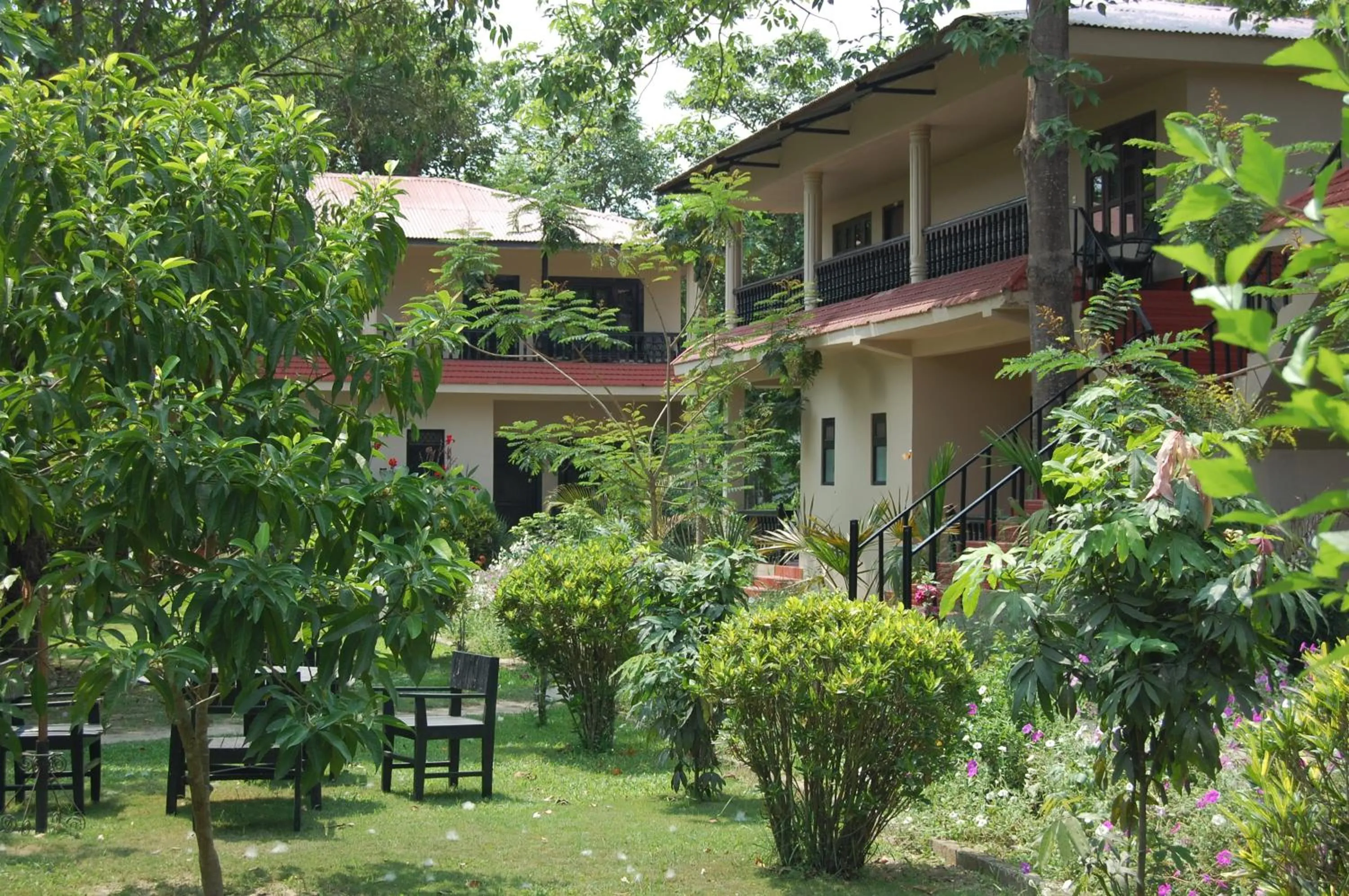 Garden view in Hotel Parkland
