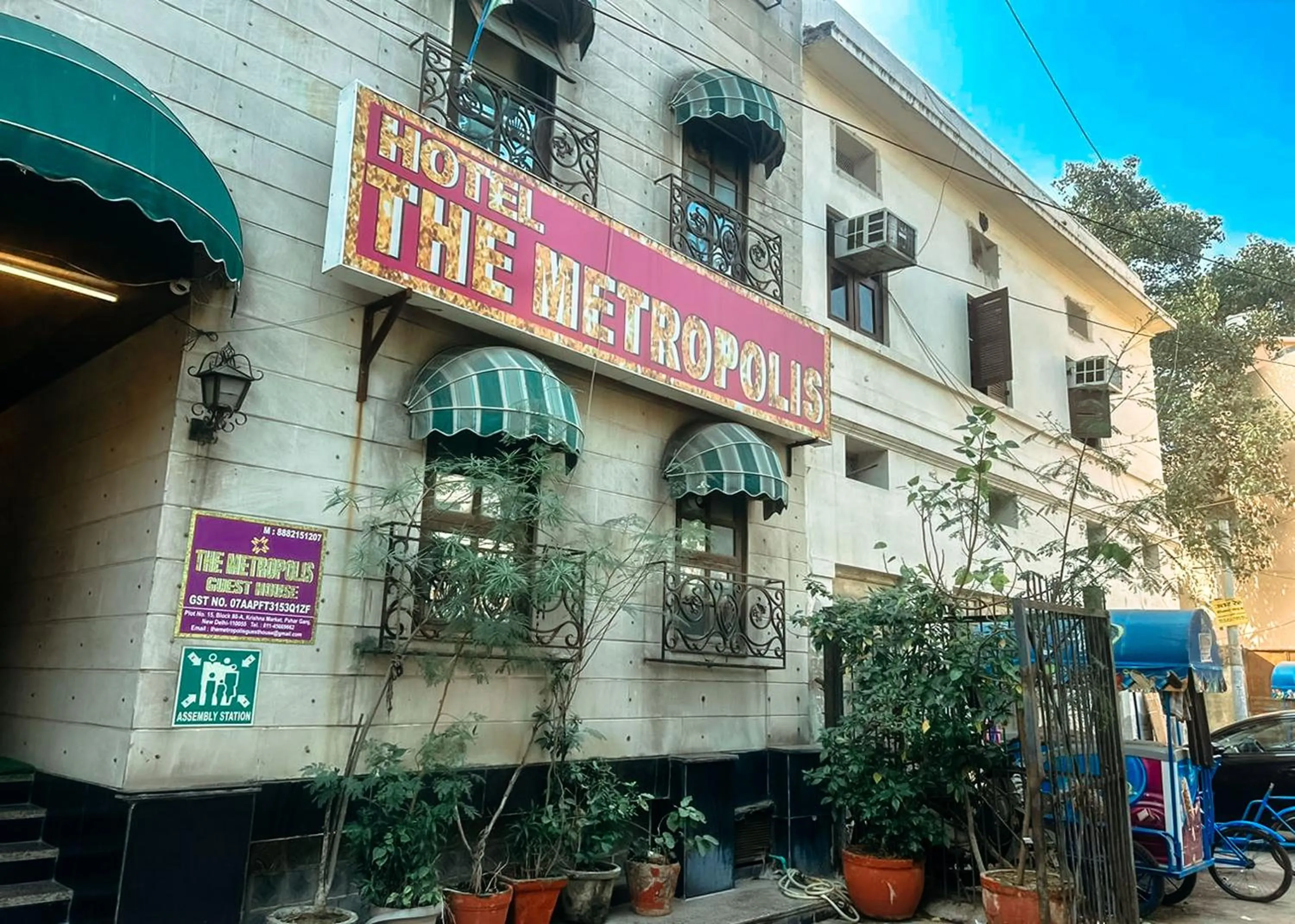 Property building in The Metropolis Guest House Near RK Ashram Metro Station