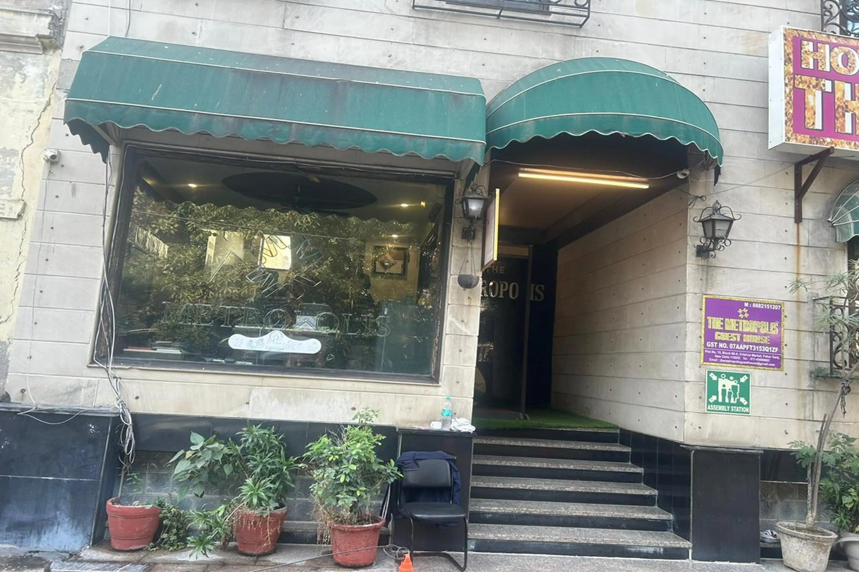 Property building in The Metropolis Guest House Near RK Ashram Metro Station