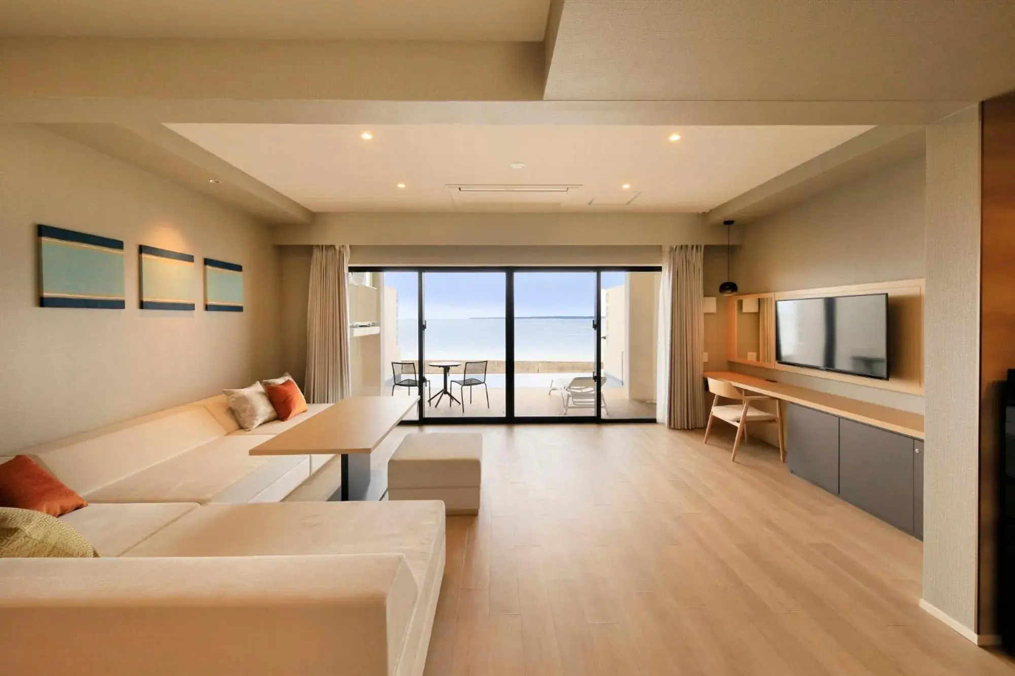 Living room in VIVOVIVA石垣島 Living room in VIVOVIVA石垣島