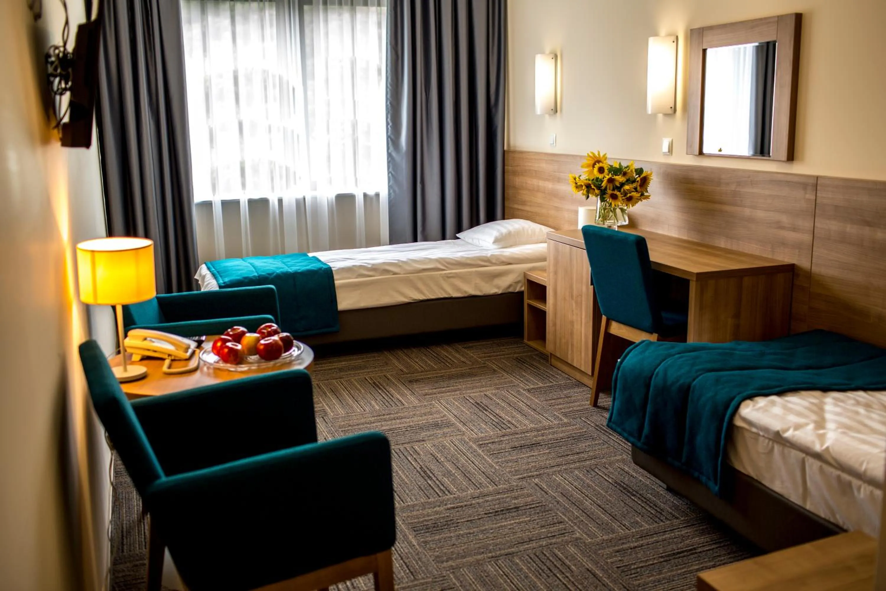 Bed in Hotel Meeting