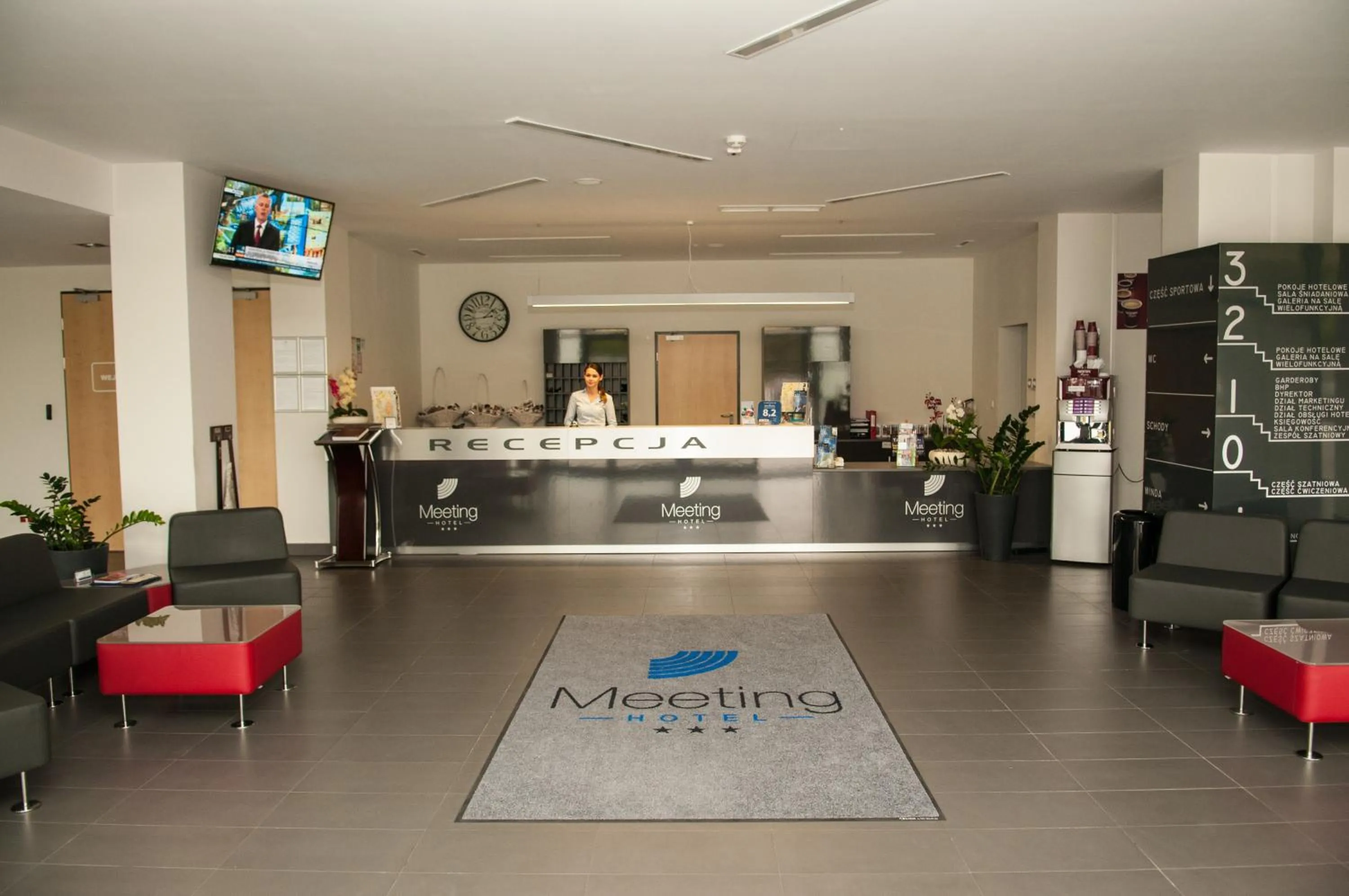 Lobby or reception in Hotel Meeting