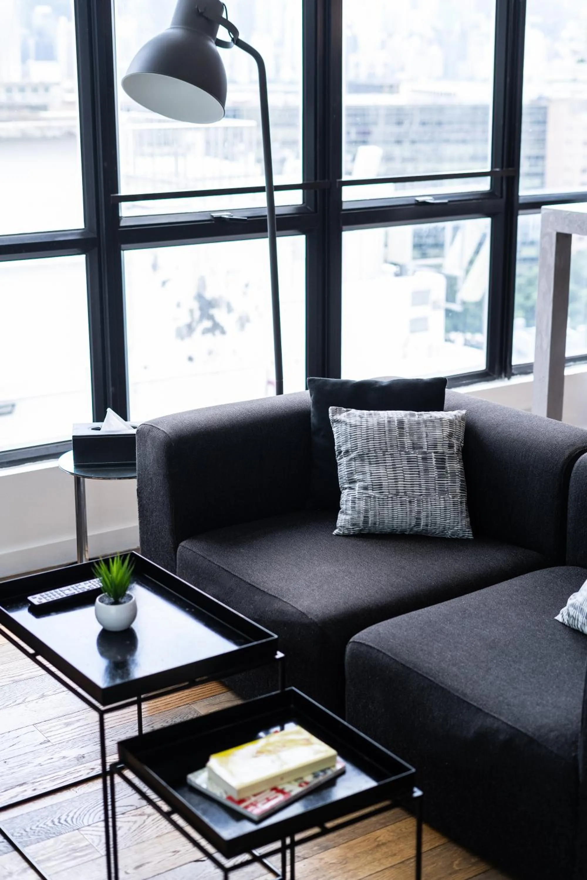 Living room, Seating Area in Residence G Hong Kong - by Hotel G