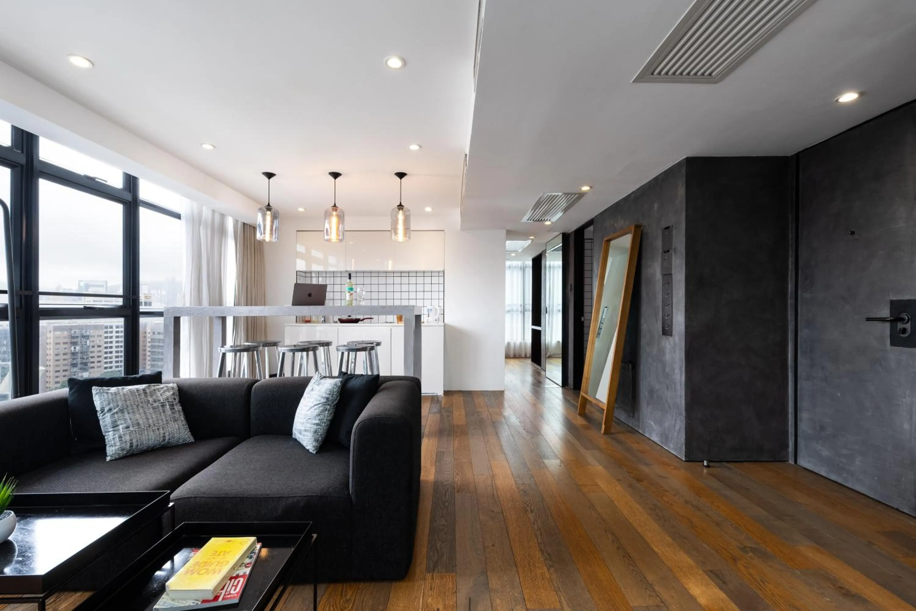 Living room, Seating Area in Residence G Hong Kong - by Hotel G