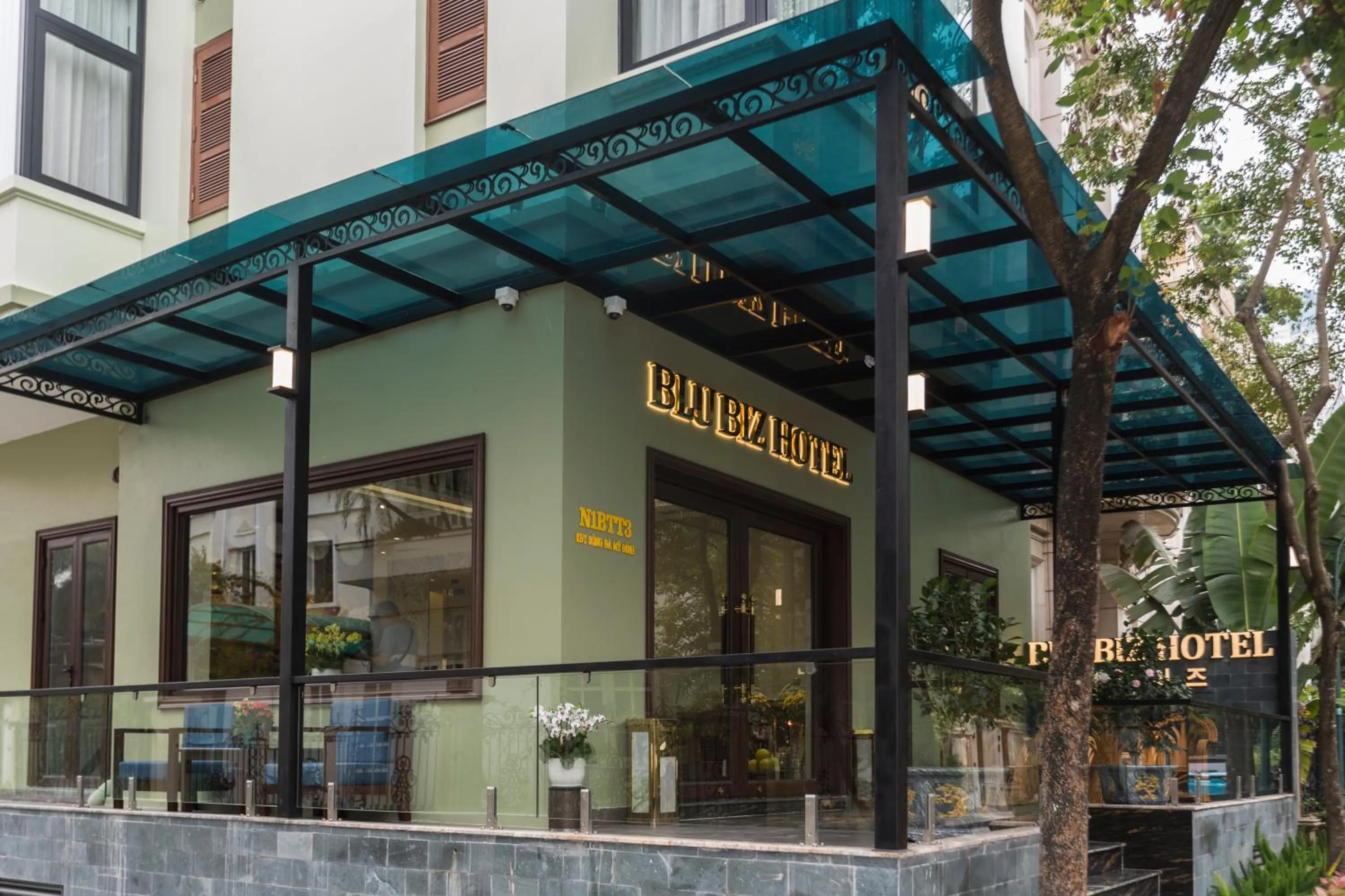 Property building in Blubiz Hotel 8