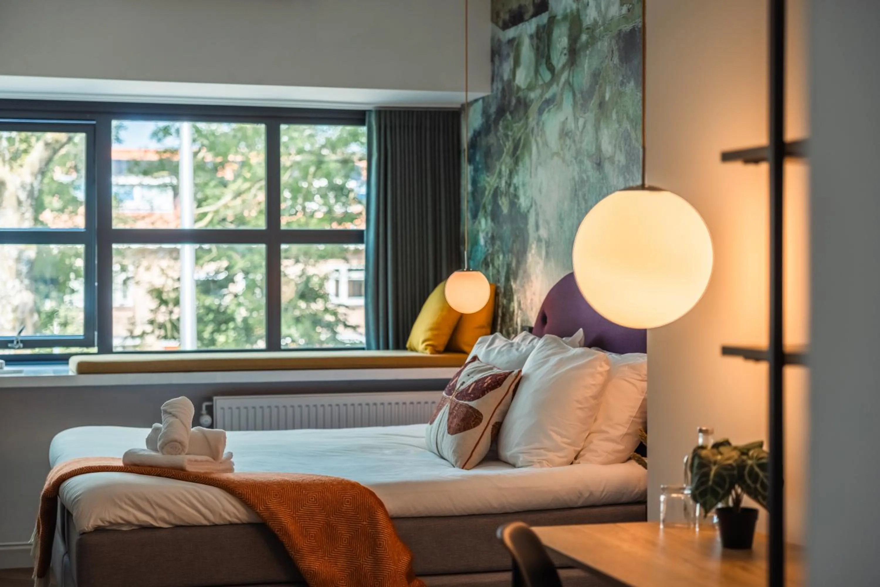 Bed in Badhuis Hotel