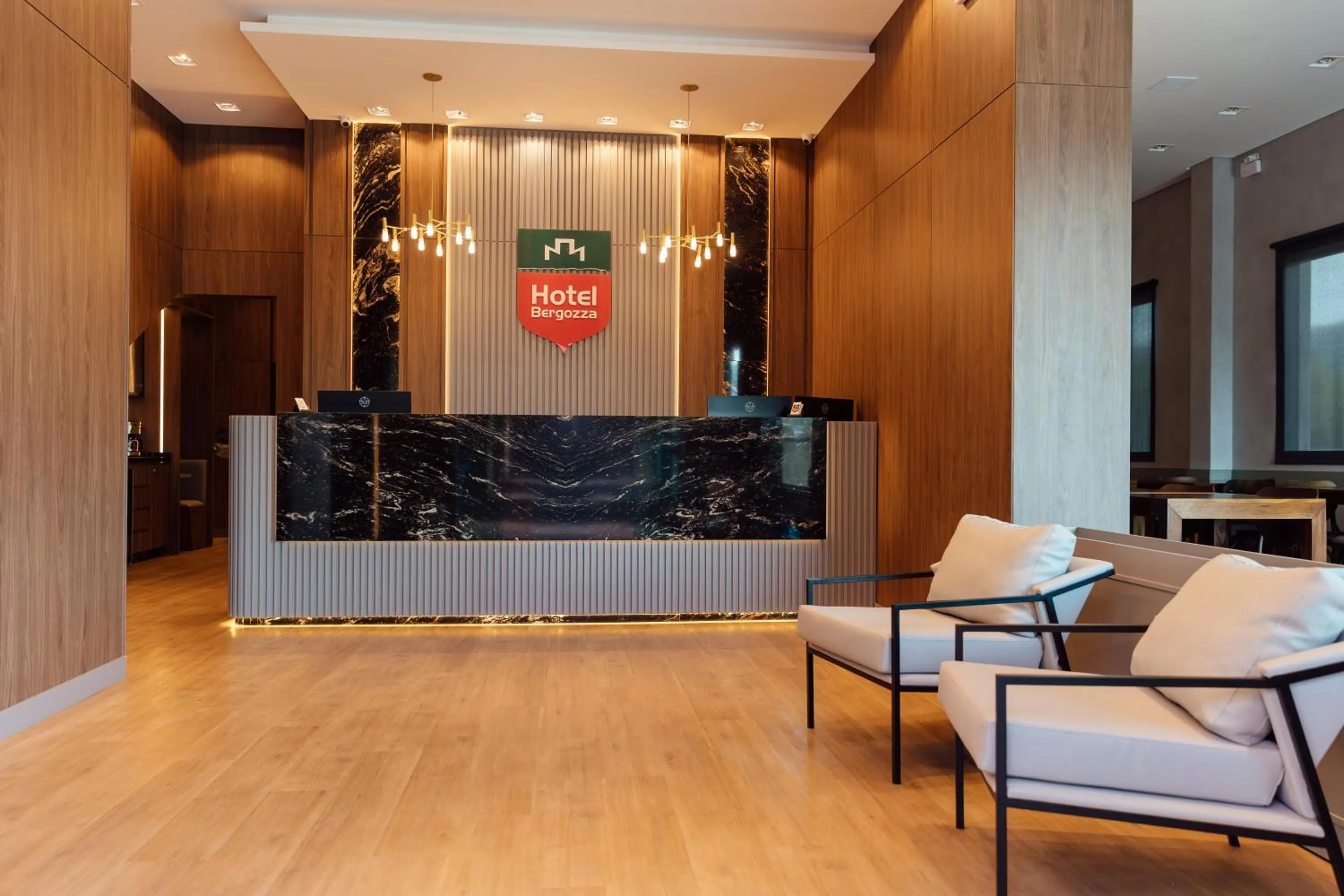 Lobby or reception in Hotel Bergozza