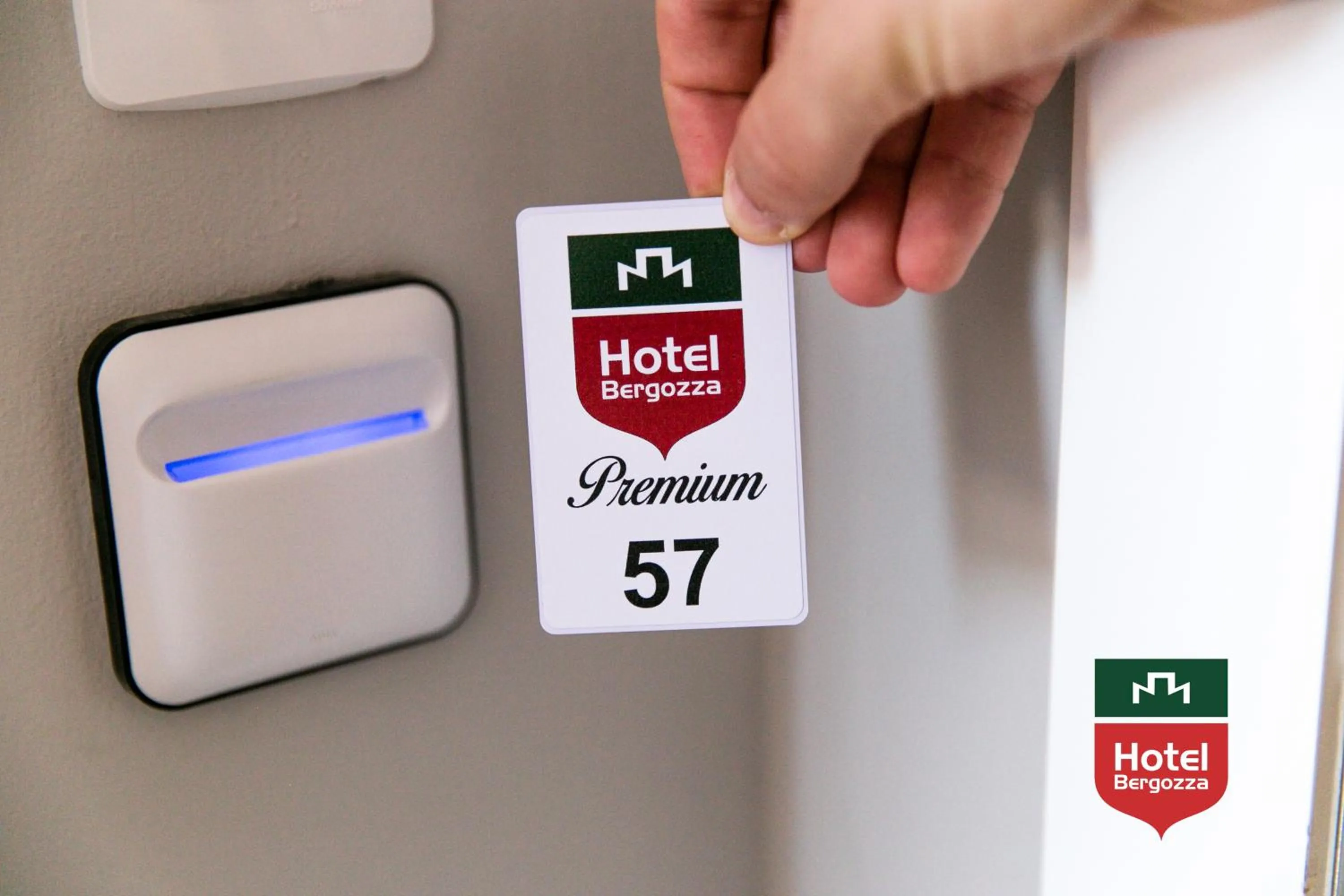 Logo/Certificate/Sign in Hotel Bergozza