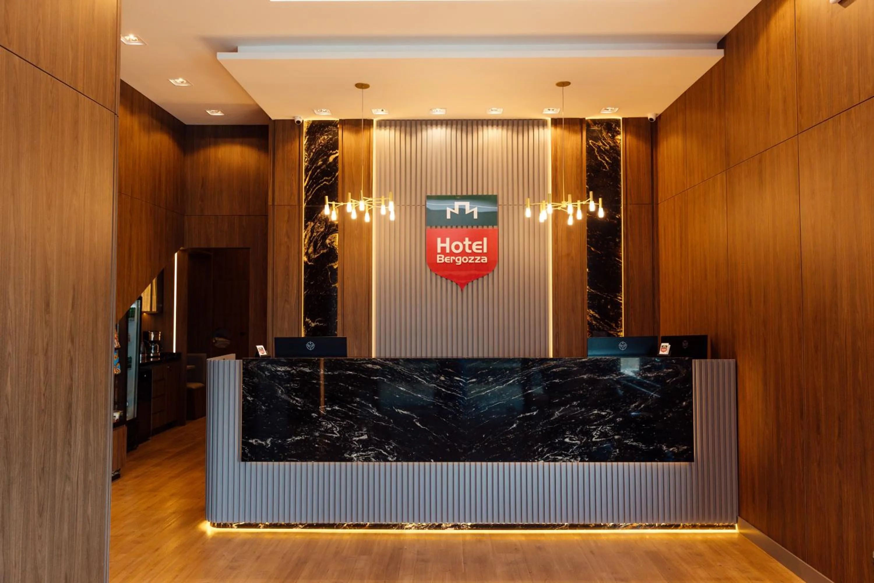 Lobby or reception in Hotel Bergozza