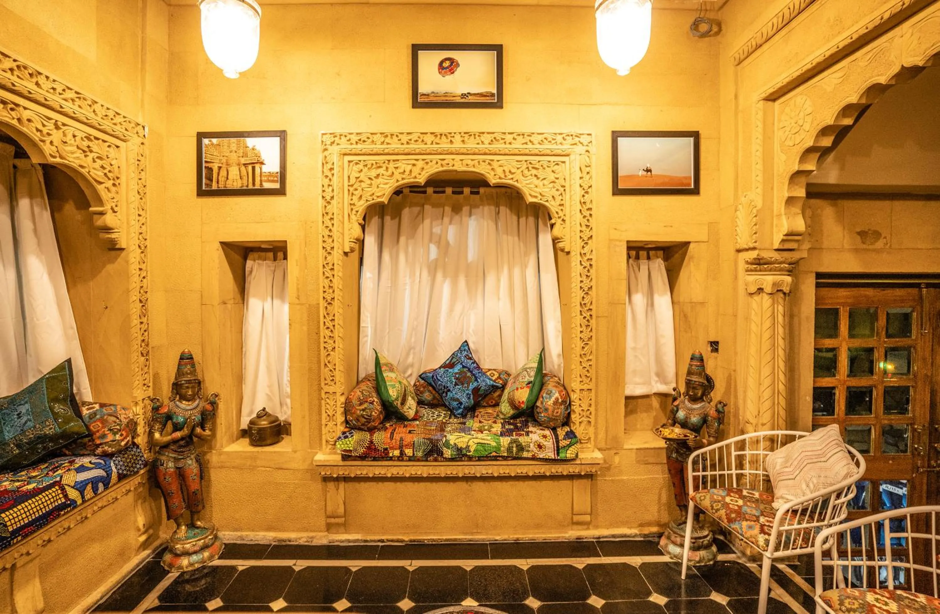 Lobby or reception in Tripli Hotels Prithvi Haveli