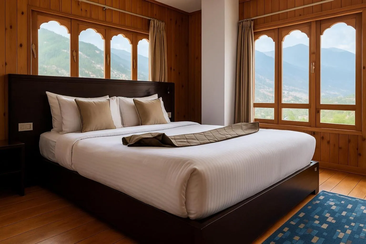 Photo of the whole room, Bed in Norbu Healing Hotel