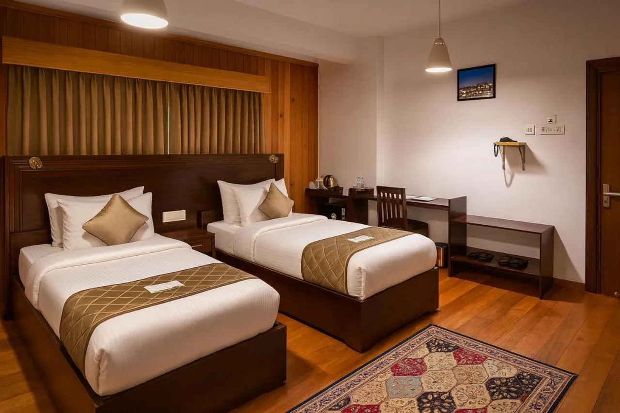 Bed in Norbu Healing Hotel