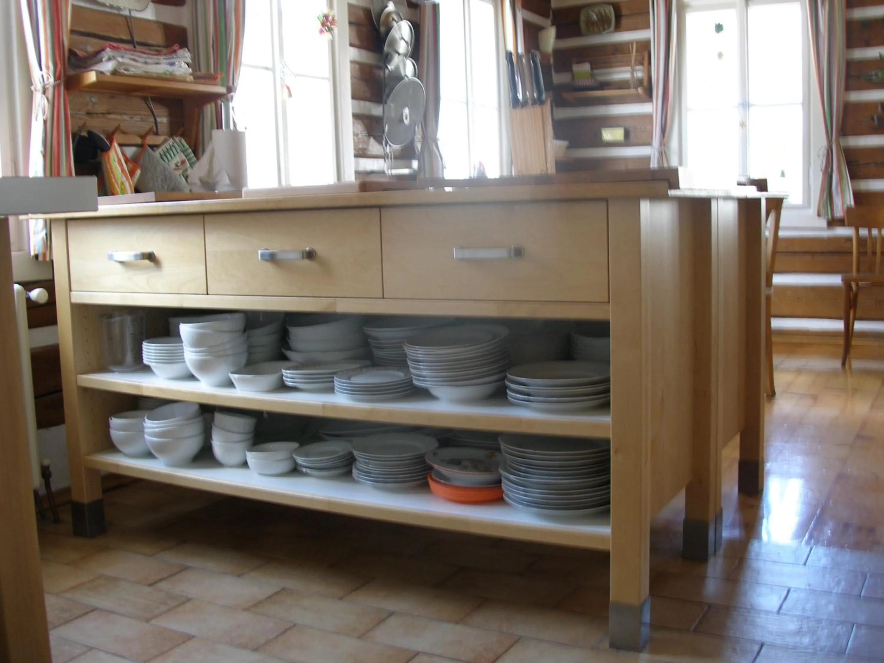 Kitchen or kitchenette in Pecka Penzion
