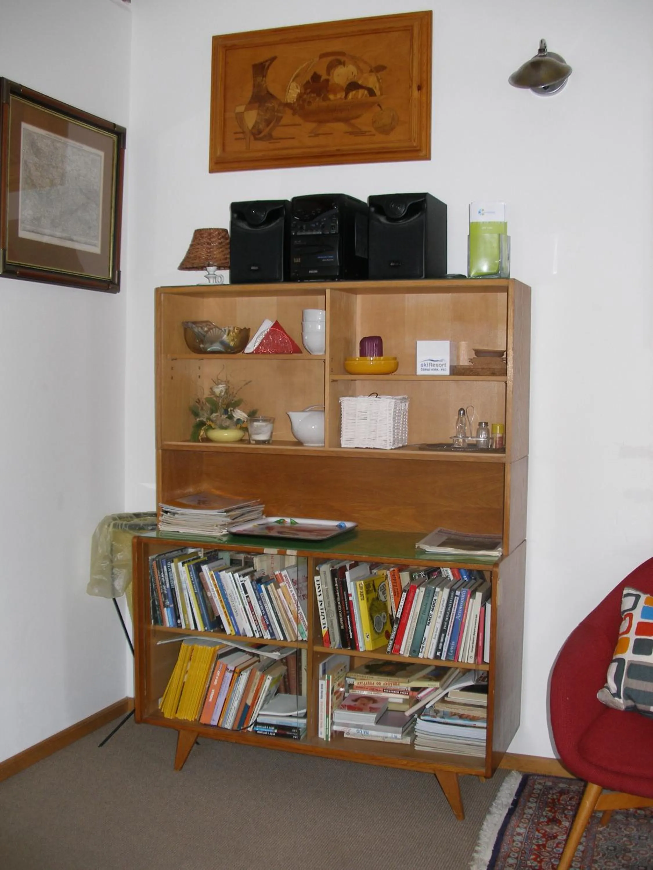 Library in Pecka Penzion