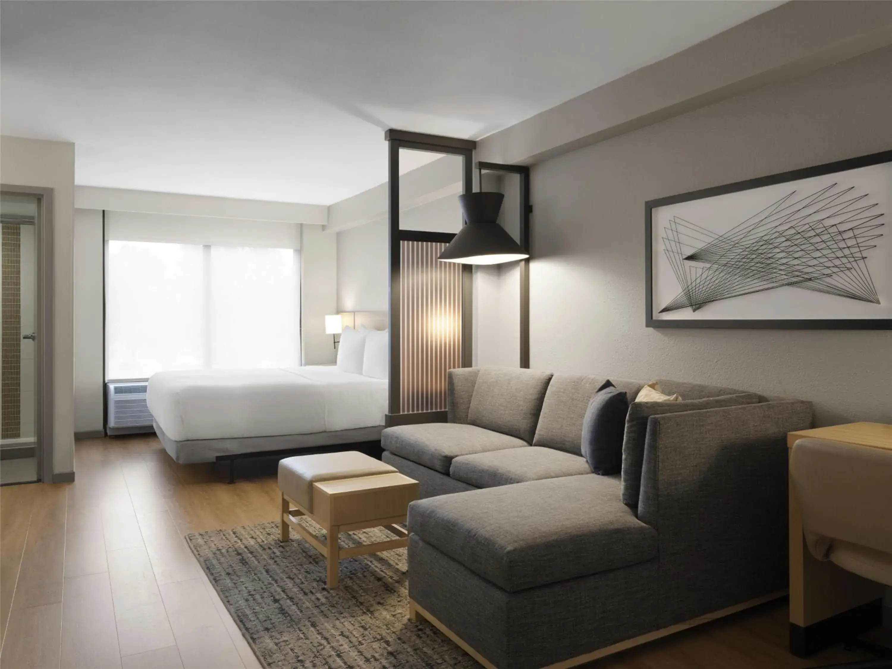 Bedroom, Bed in Hyatt Place Atlanta Alpharetta North Point Mall Bedroom, Bed in Hyatt Place Atlanta Alpharetta North Point Mall