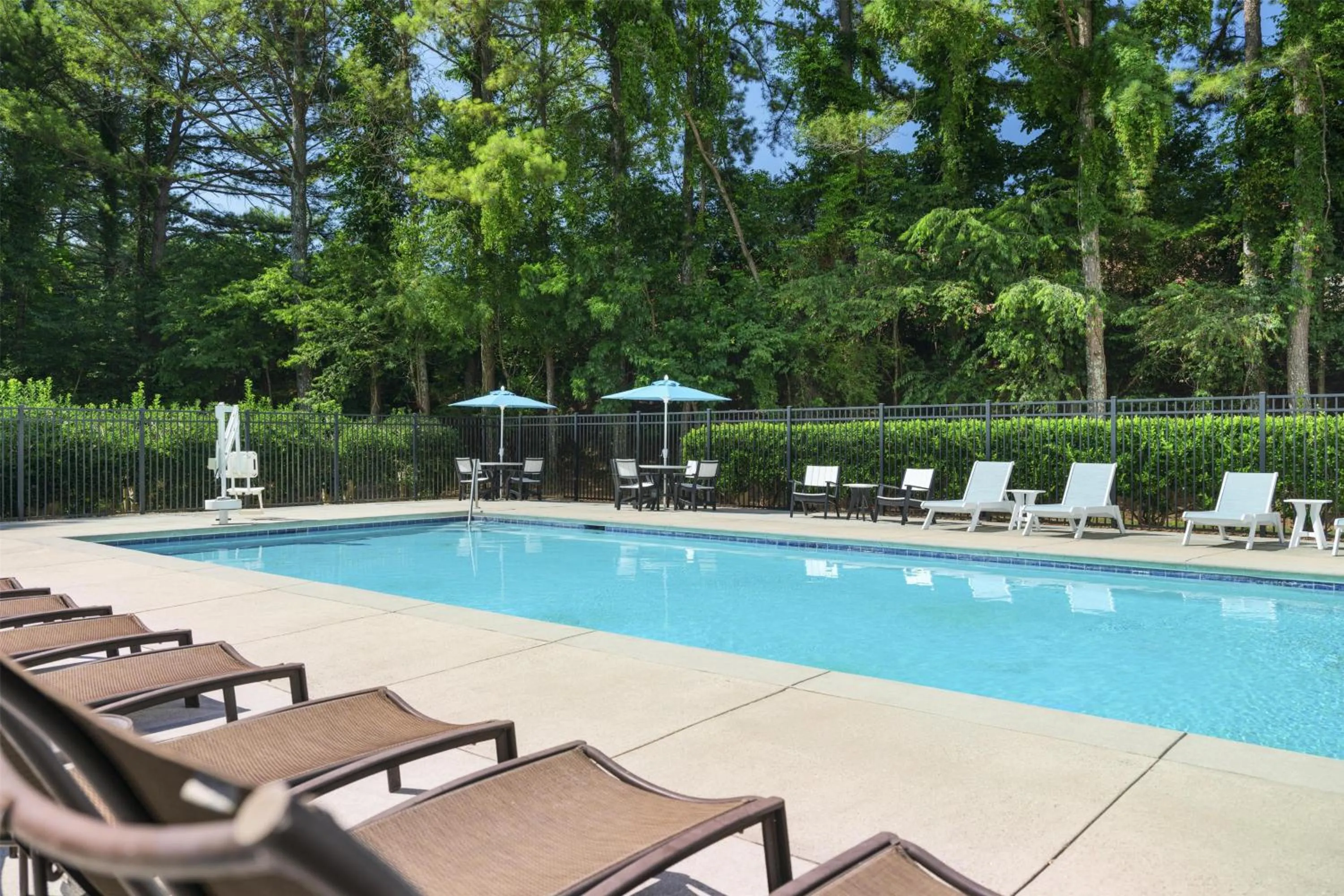 Swimming pool in Hyatt Place Atlanta Alpharetta North Point Mall
