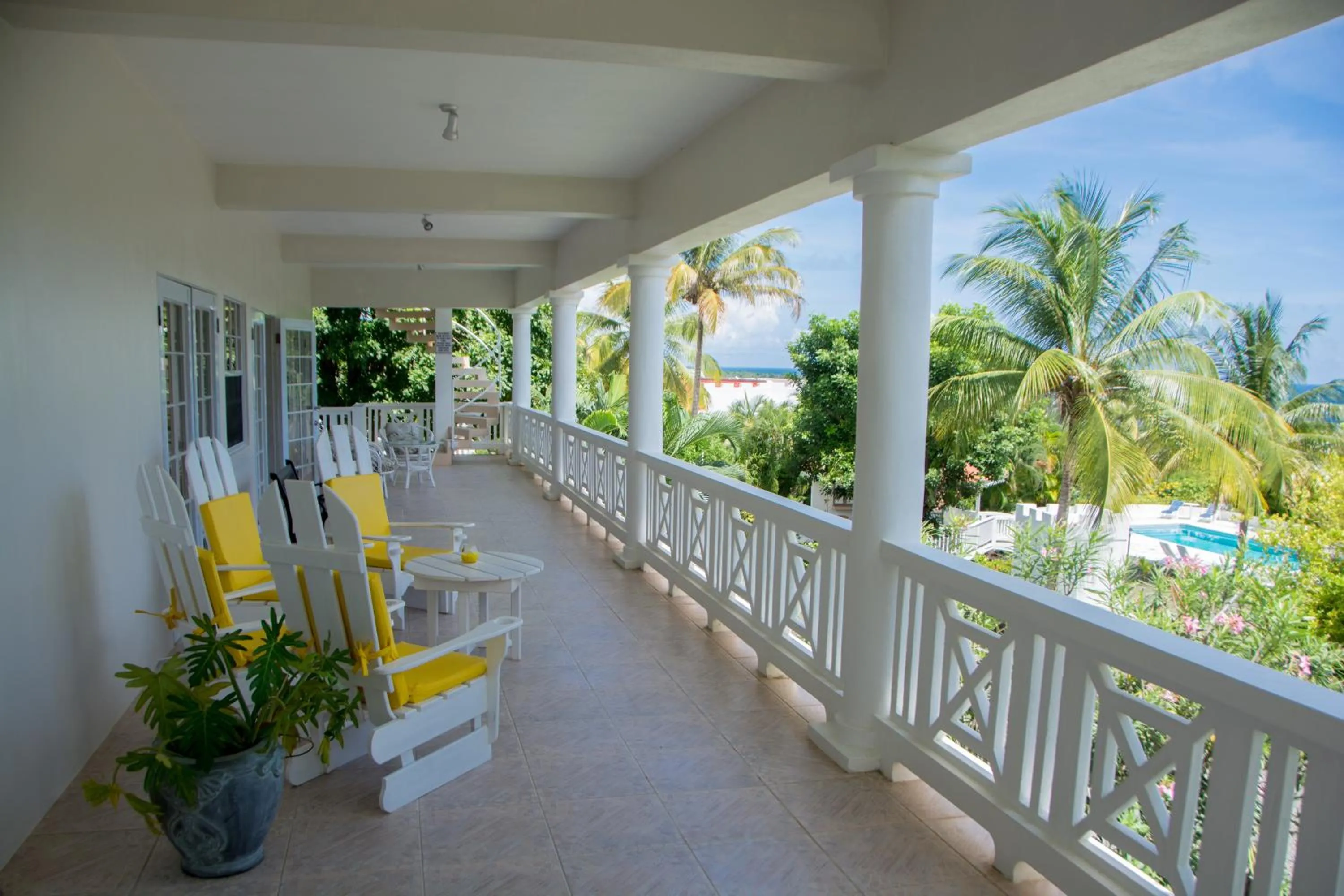 Patio in Castles In Paradise Villa Resort