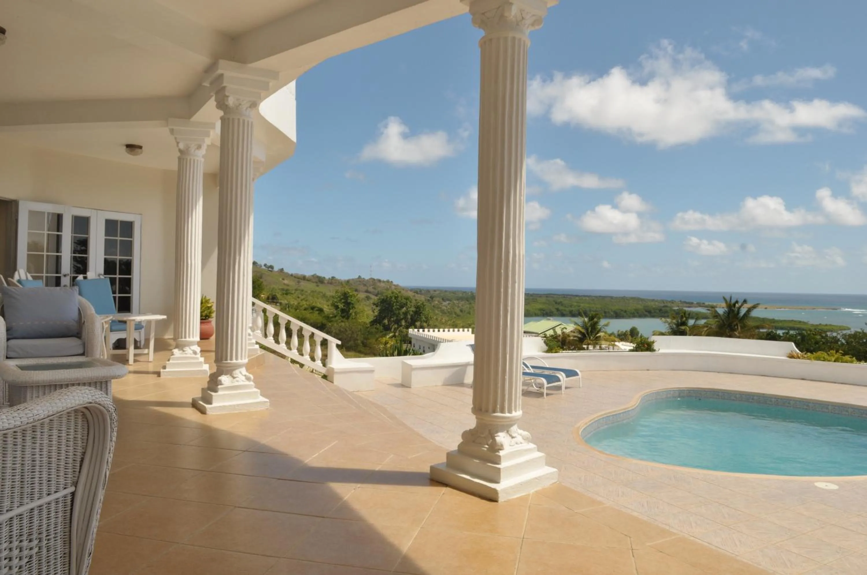 Balcony/Terrace in Castles In Paradise Villa Resort