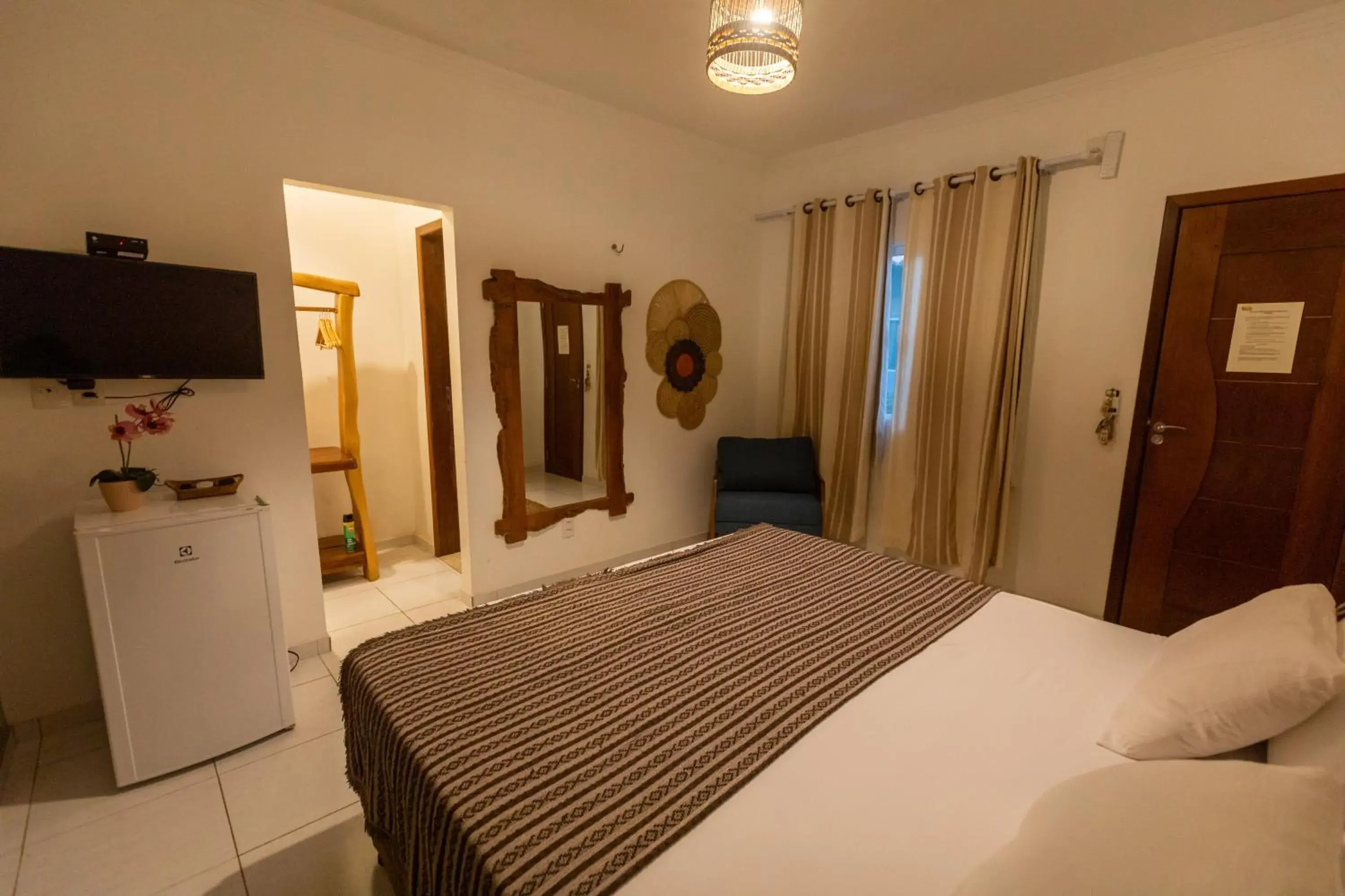 Bed in Hotel Pousada Rancho das Dunas Bed in Hotel Pousada Rancho das Dunas