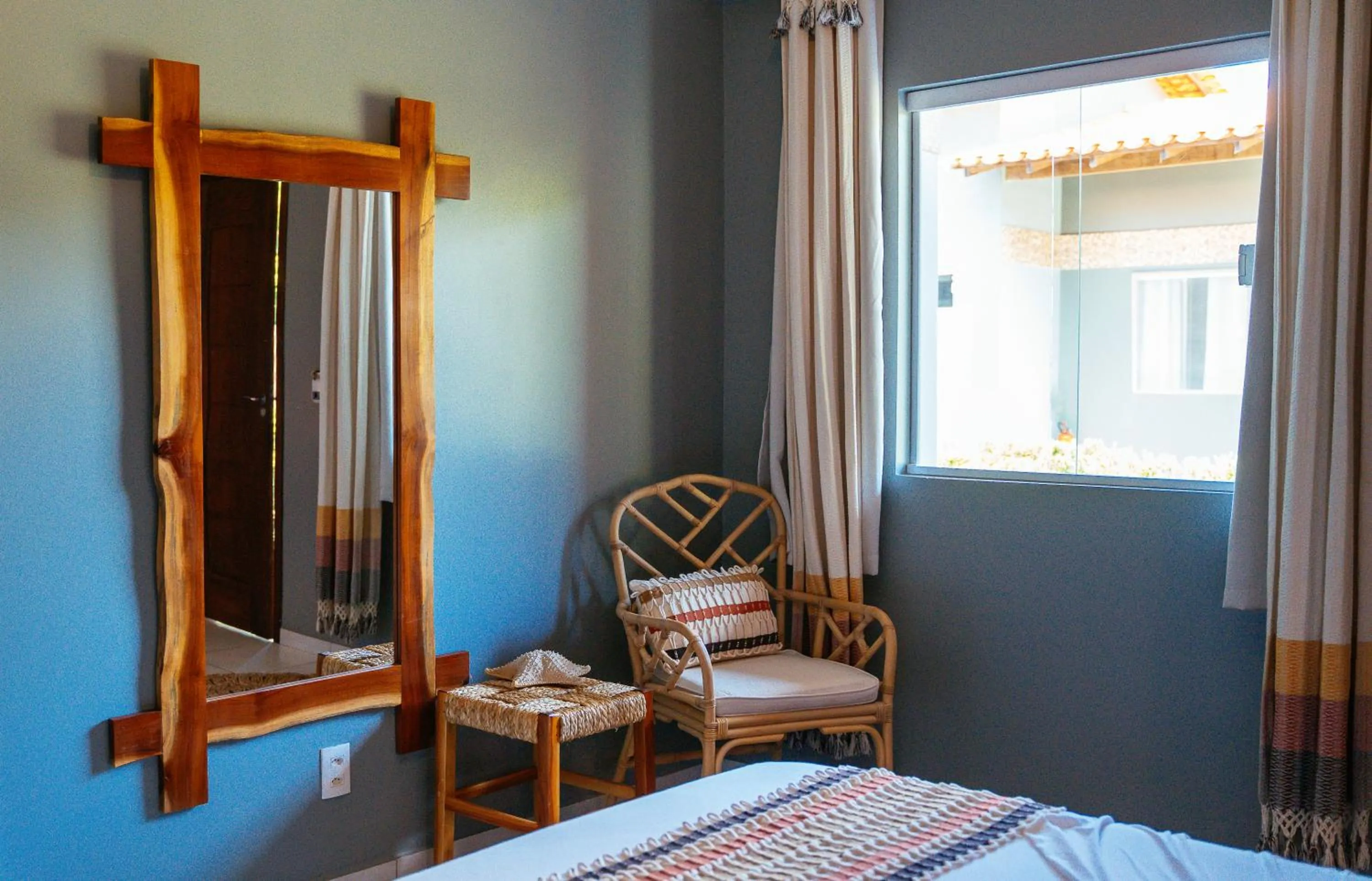 Bed in Hotel Pousada Rancho das Dunas