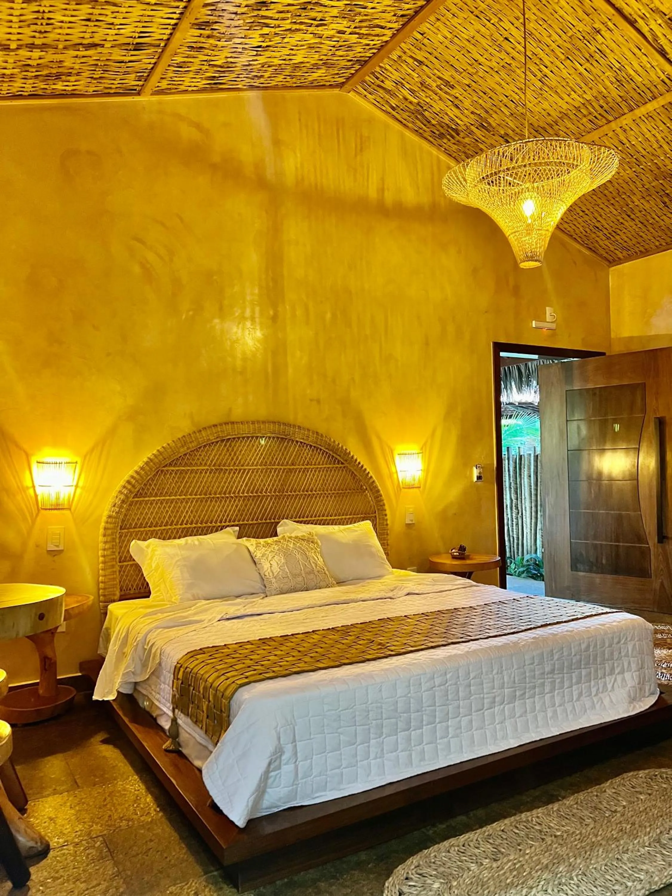 Bed in Hotel Pousada Rancho das Dunas