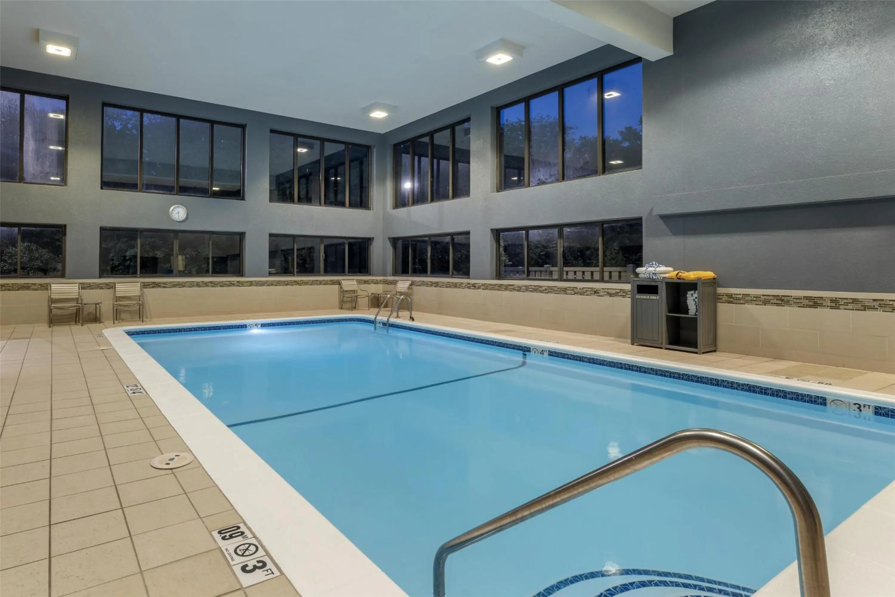 Pool view in Best Western Delta Inn